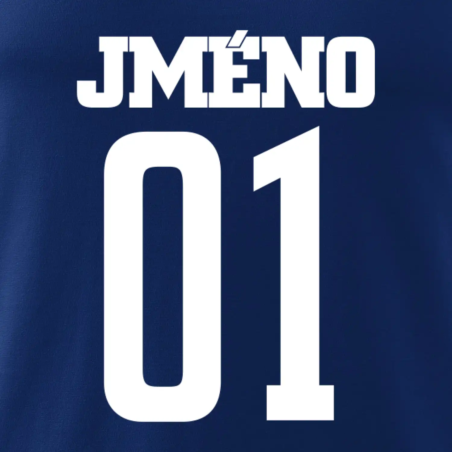 Florbalový dres - vlastné meno a číslo