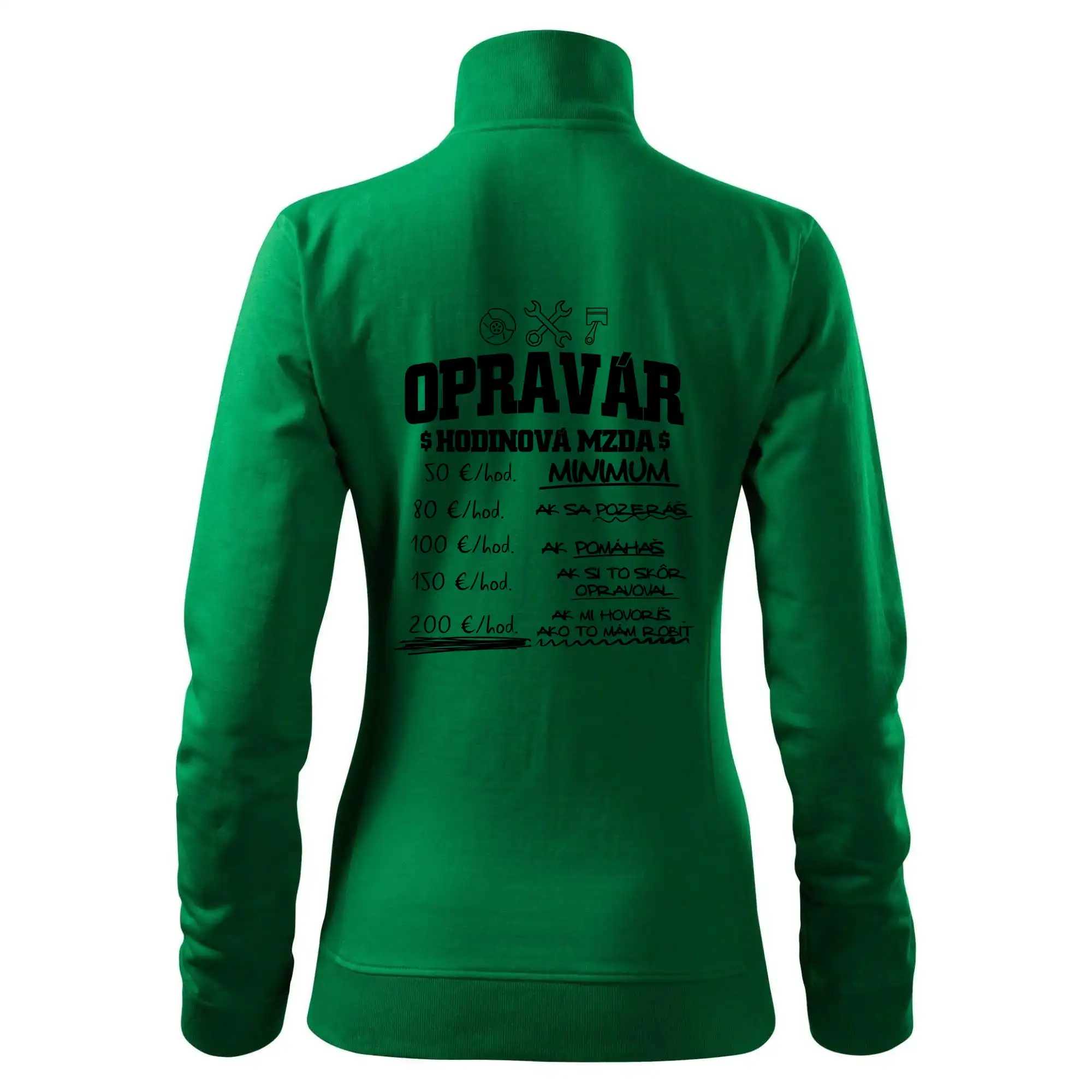 Hodinová mzda - opravár