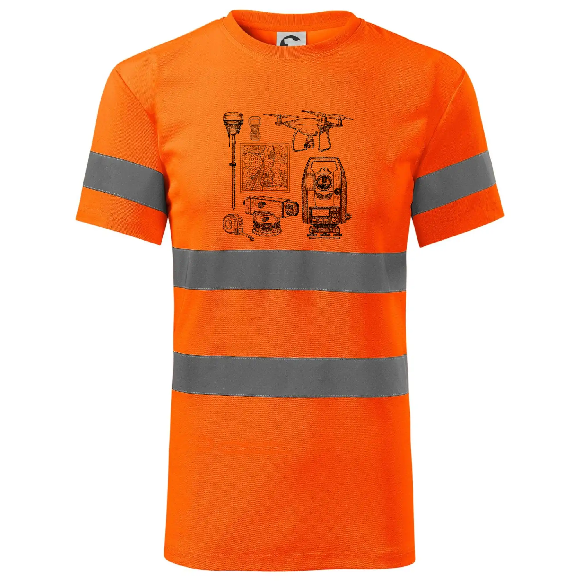 Geodet teodolit dron