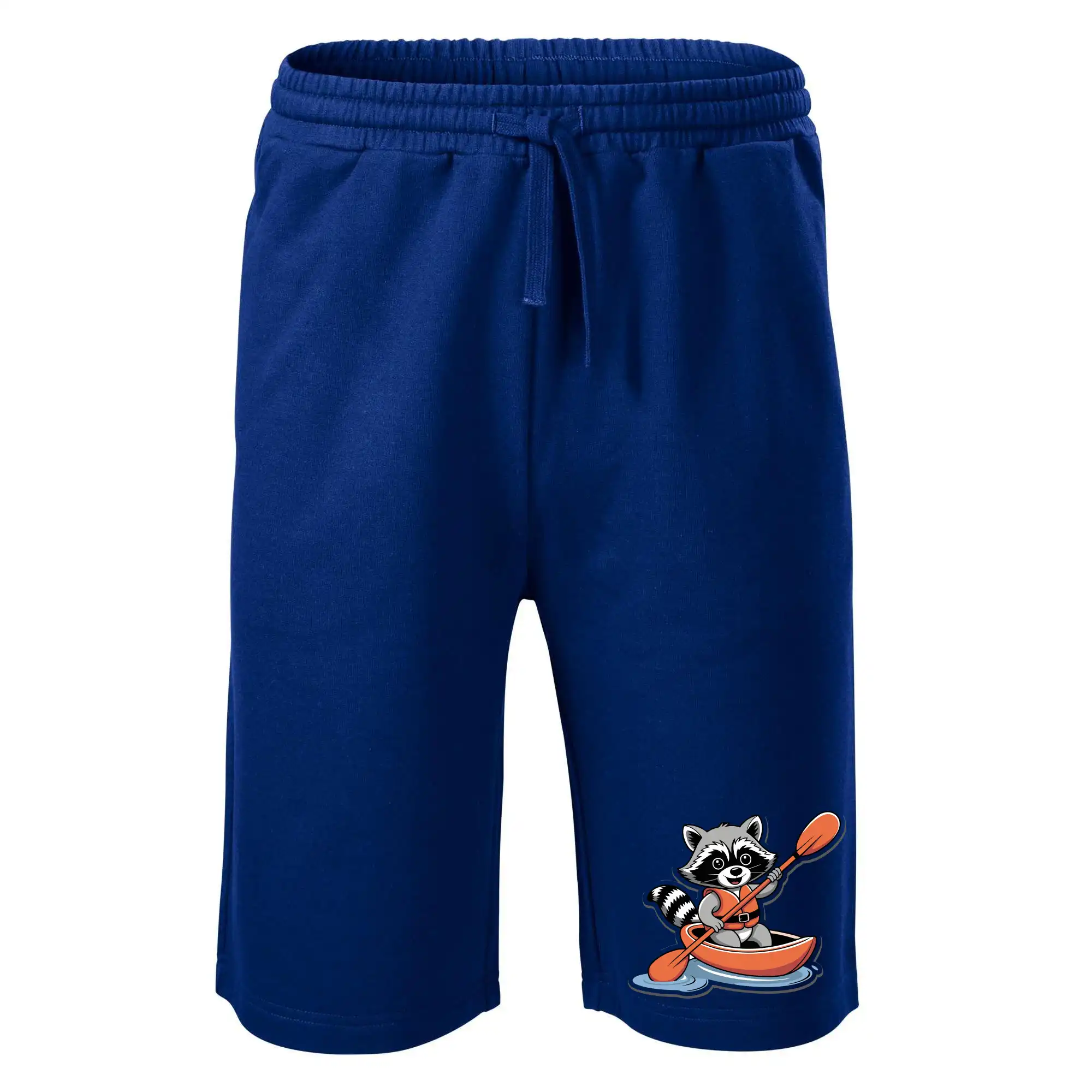 Mýval v kajaku kreslený