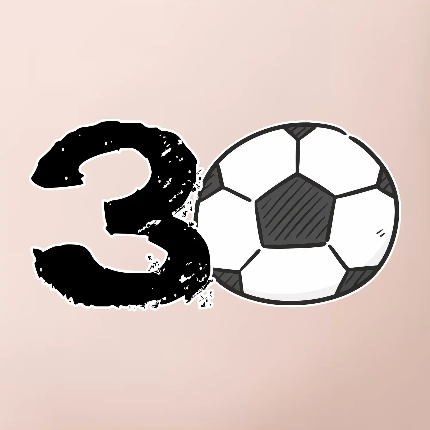 Fotbal kulaté narozeniny 30