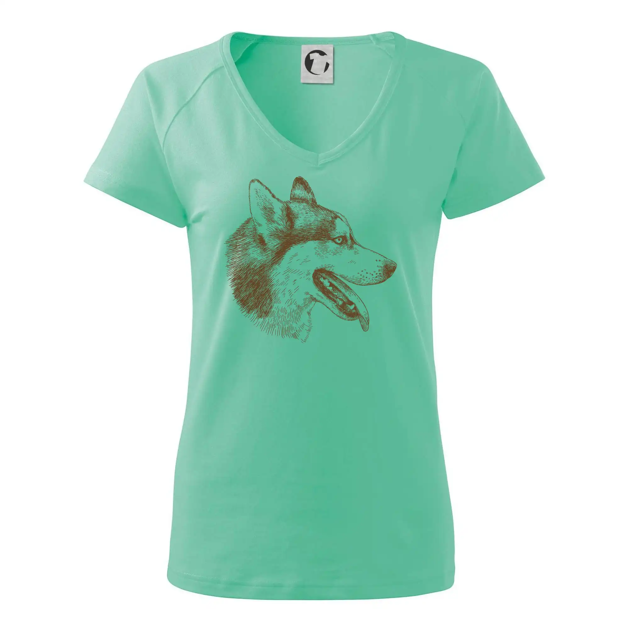 Husky - hlava z boku