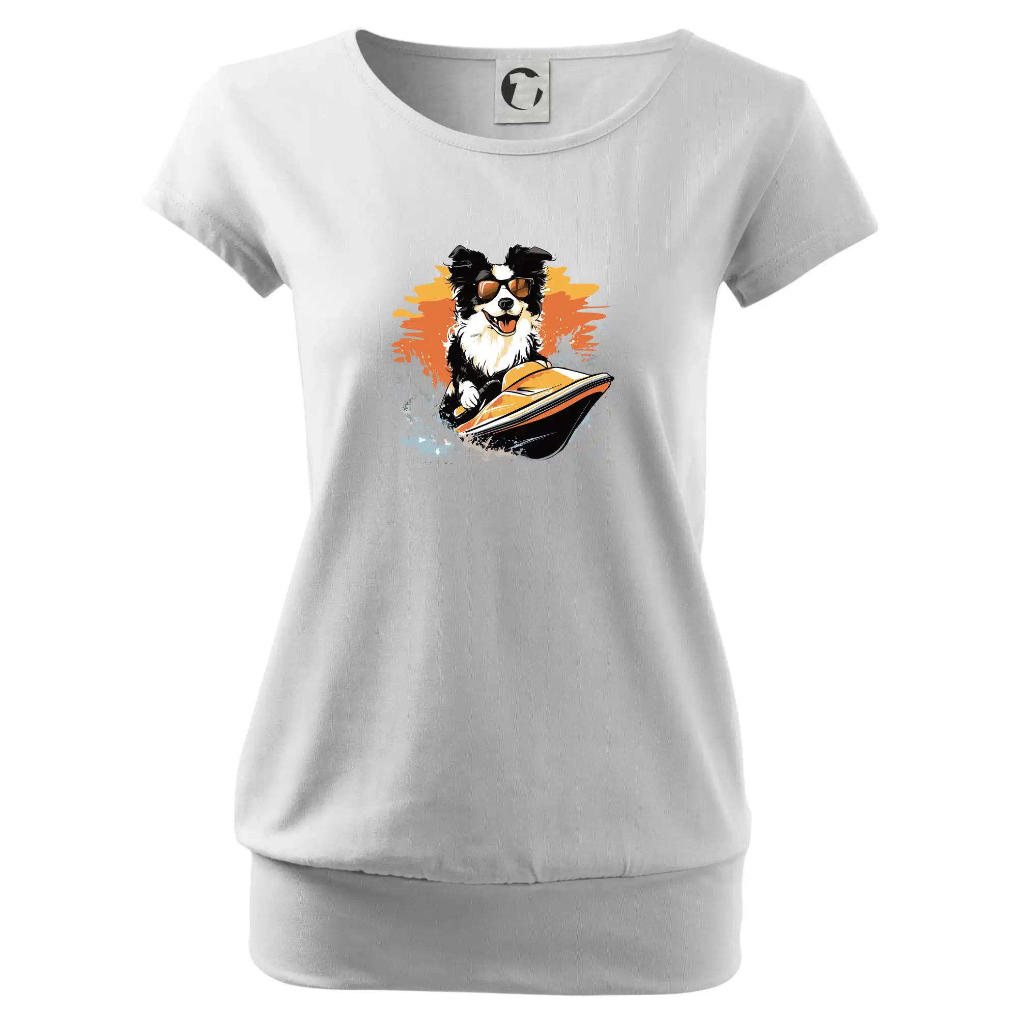 Border Kolie na vodním skútru