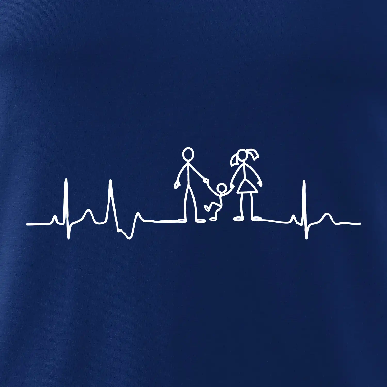 EKG rodina a jedno dítě