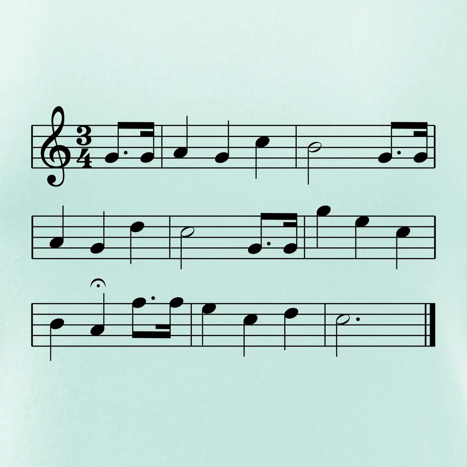 Hodně štěstí zdraví - noty