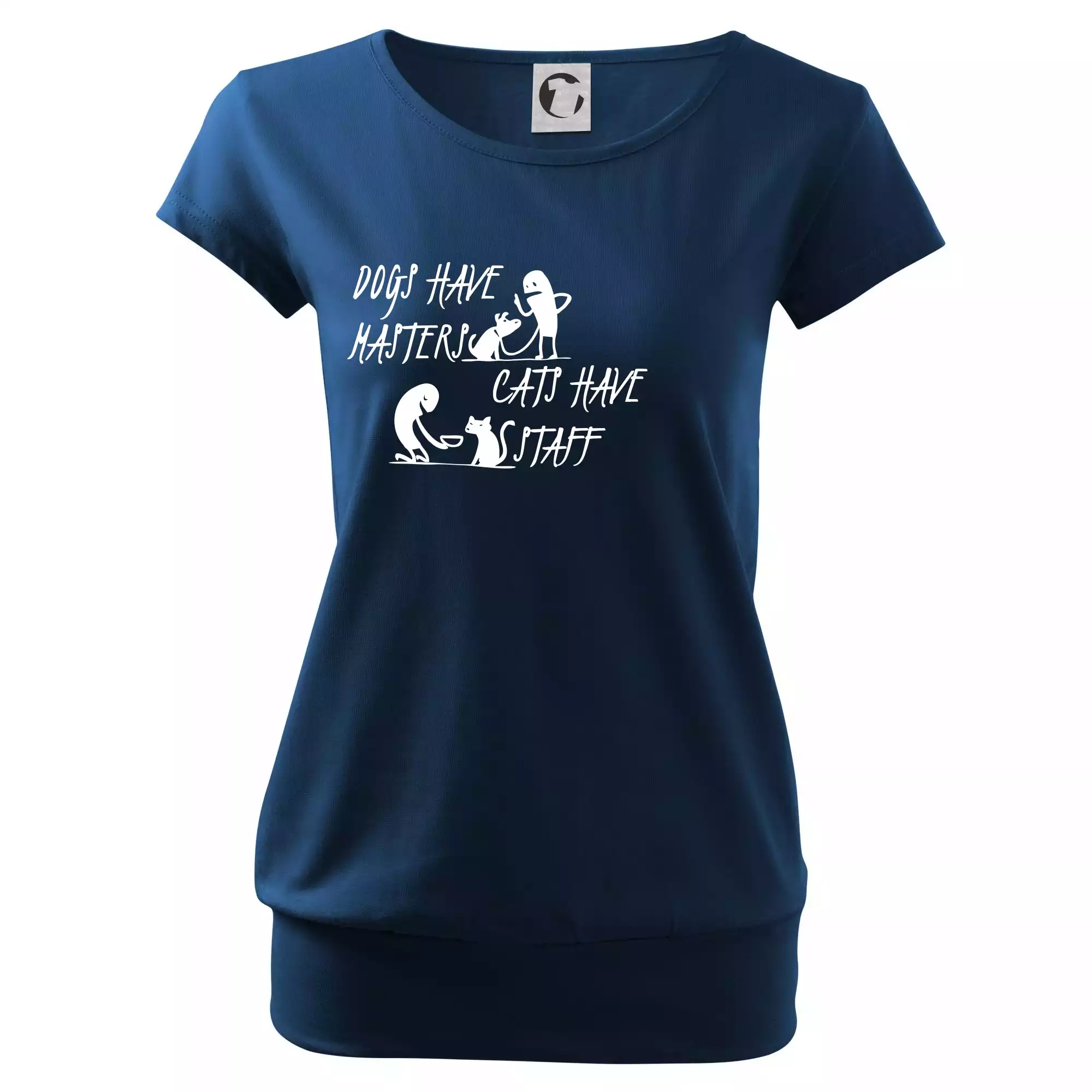 Dogs have masters, cats have staff