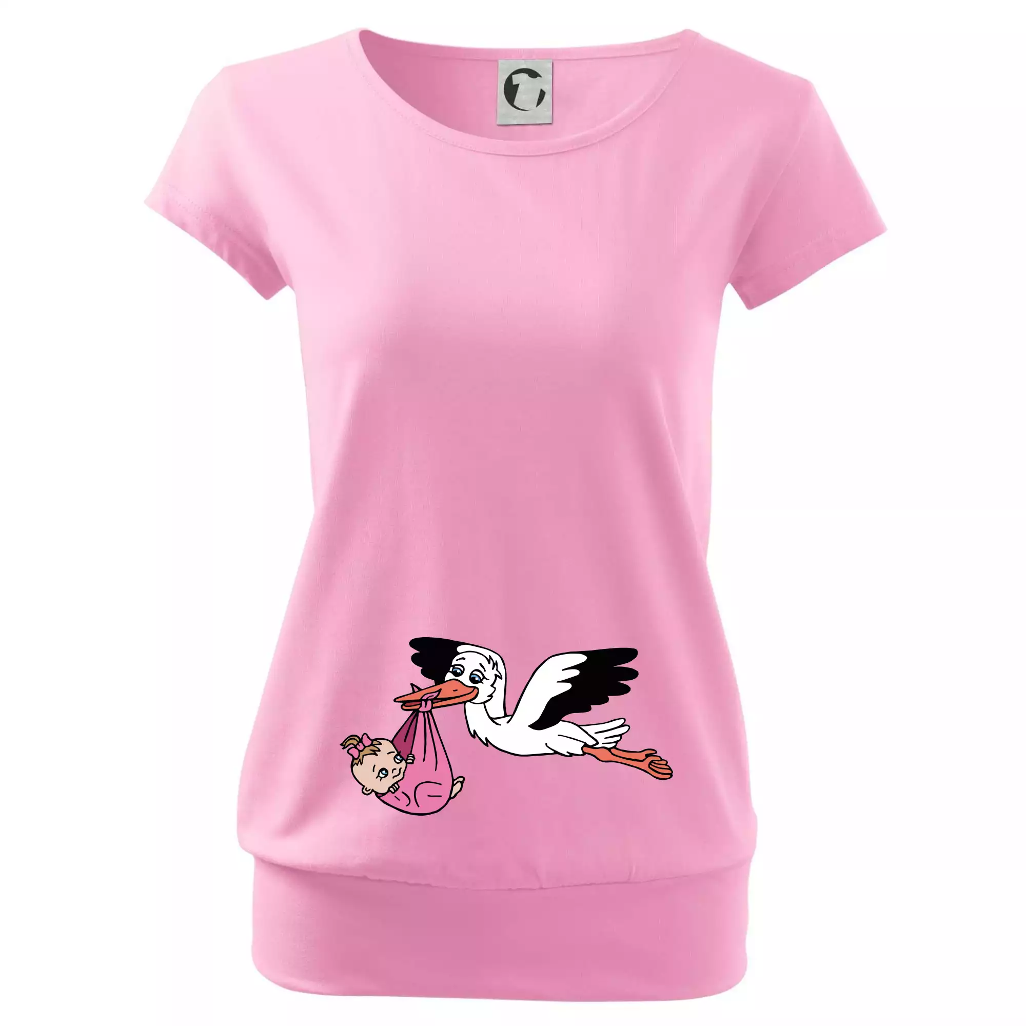 Čáp a miminko - holka (Hana-creative)