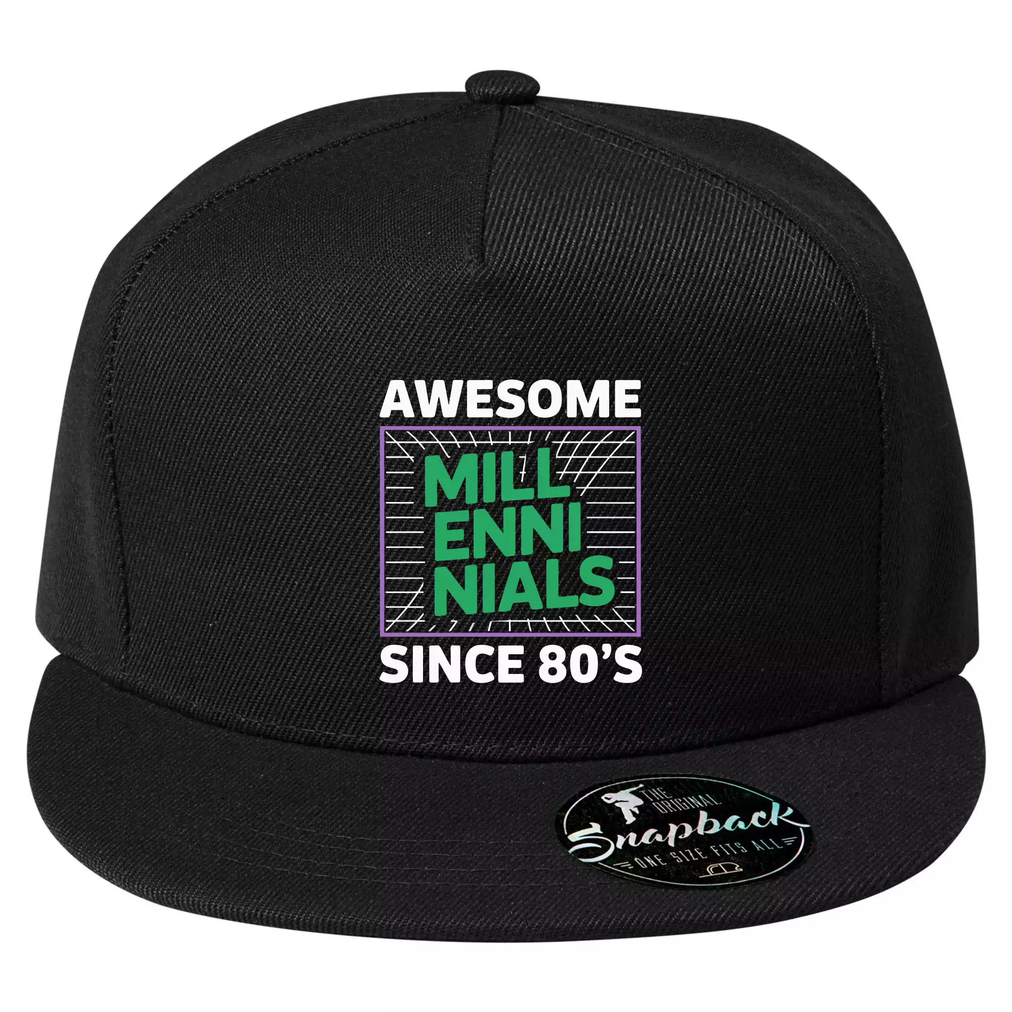 Generace Y - Zelený Awesome Millennials Since 80's