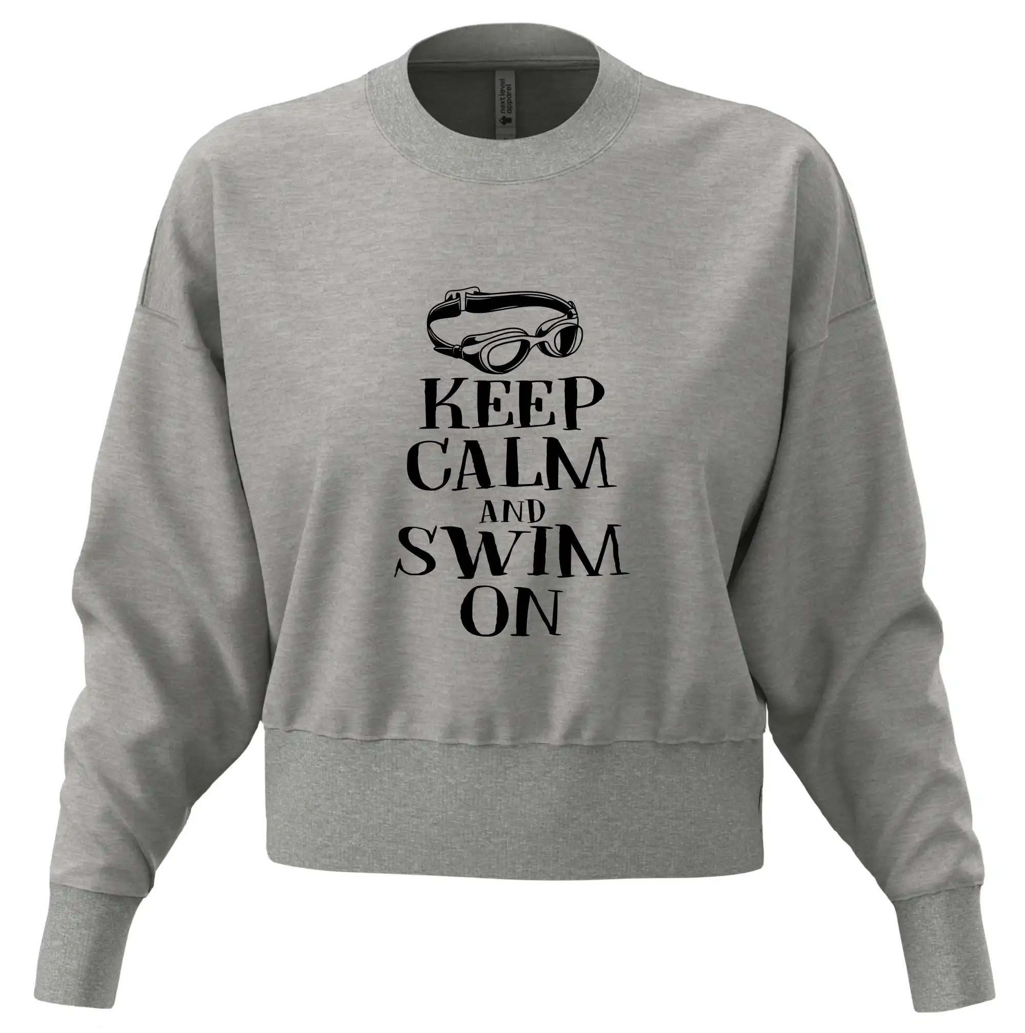 Keep calm and swim on