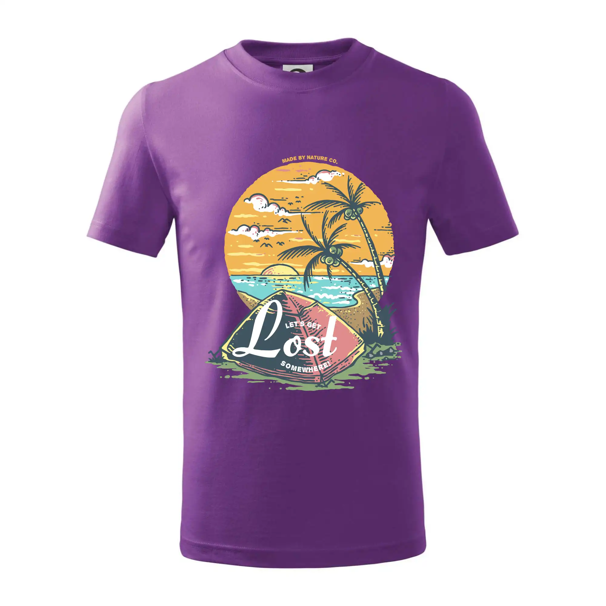 Beach camping get lost somewhere