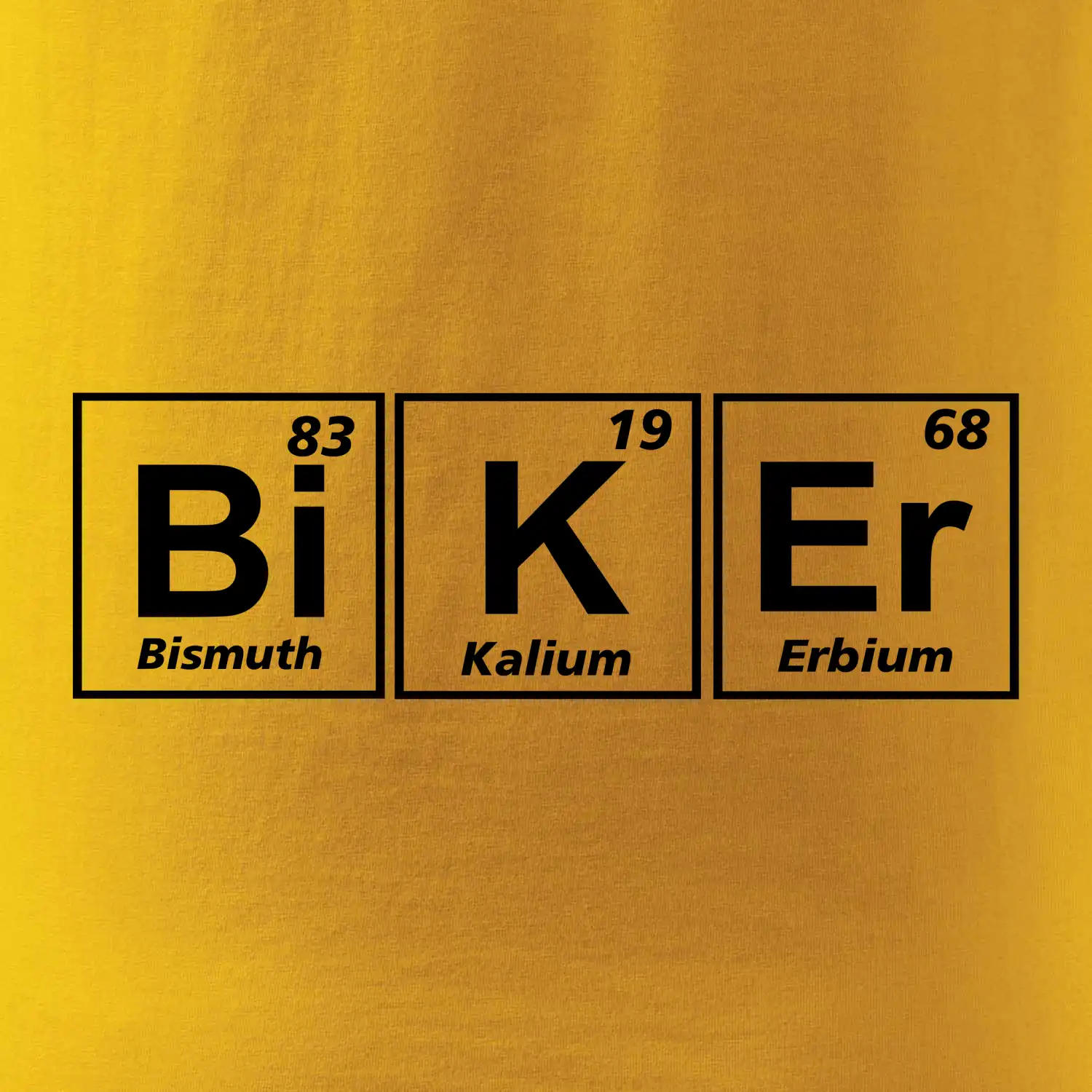 Biker  - Tabulka prvků