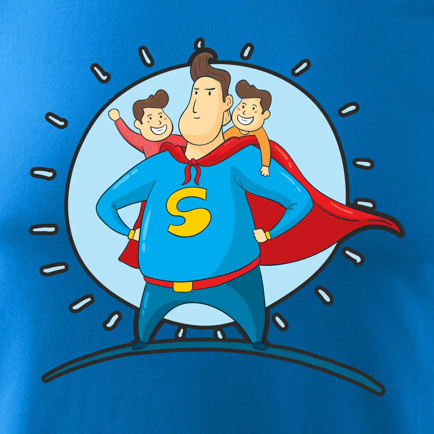 Táta superman - kluk a kluk