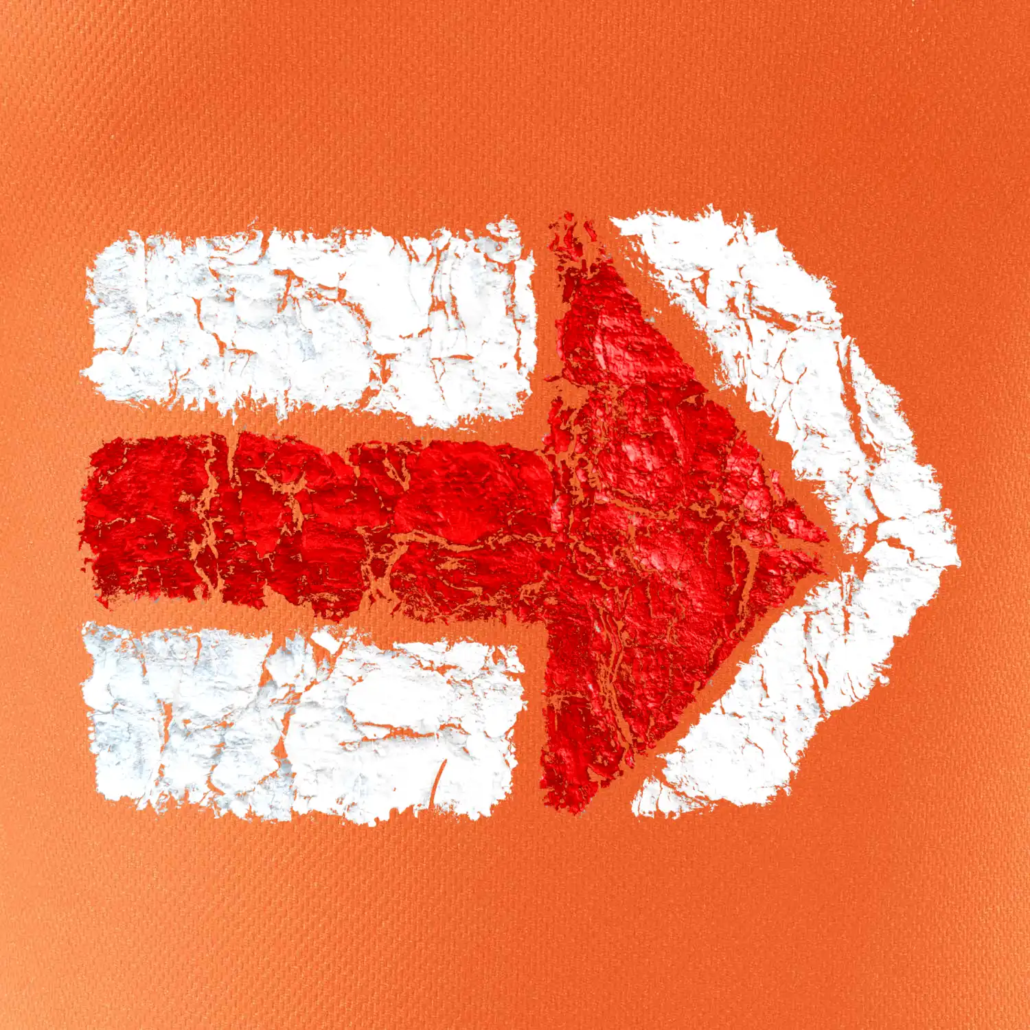 Párová turistická značka červená