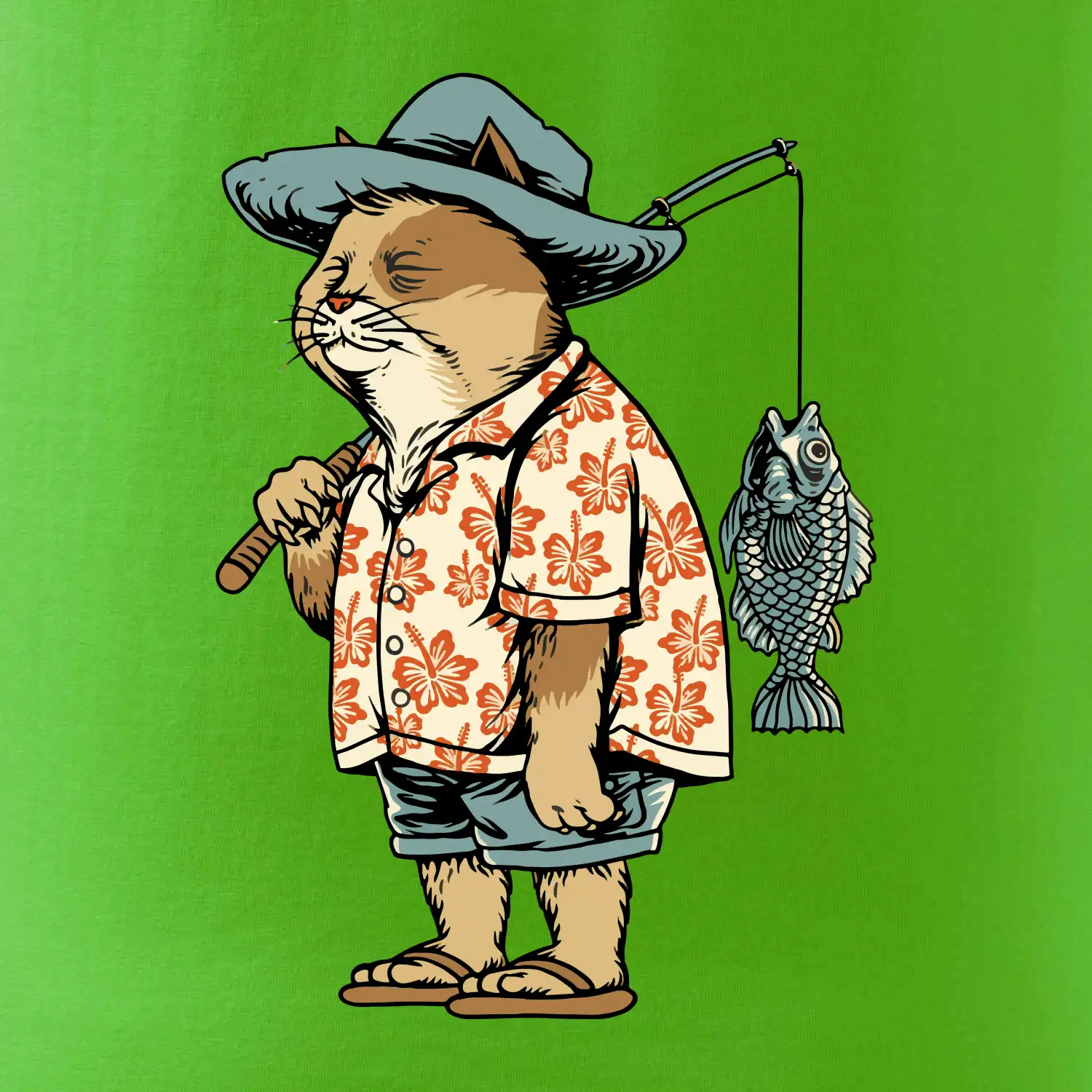 Kočka rybářem
