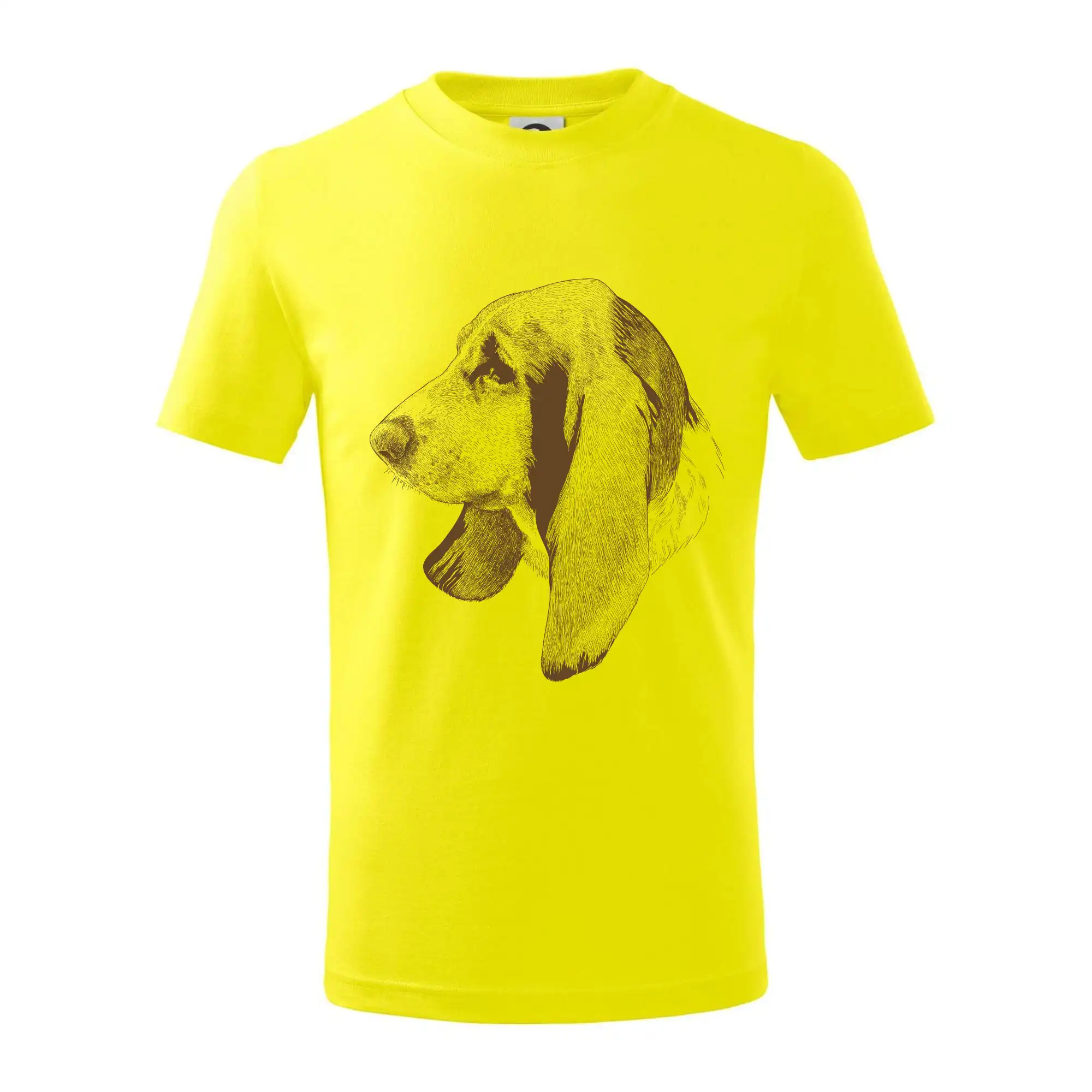 Basset - kreslená hlava