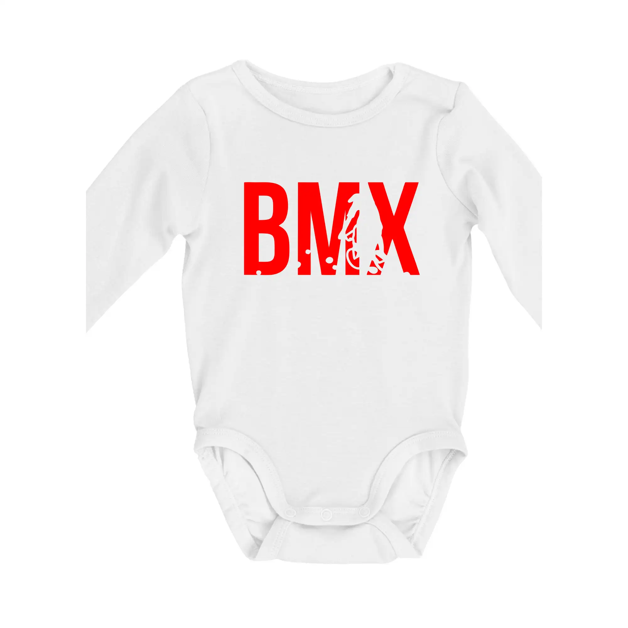 Tričko ako darček pre cyklistu - BMX - Body dojčenské s dlhým rukávom