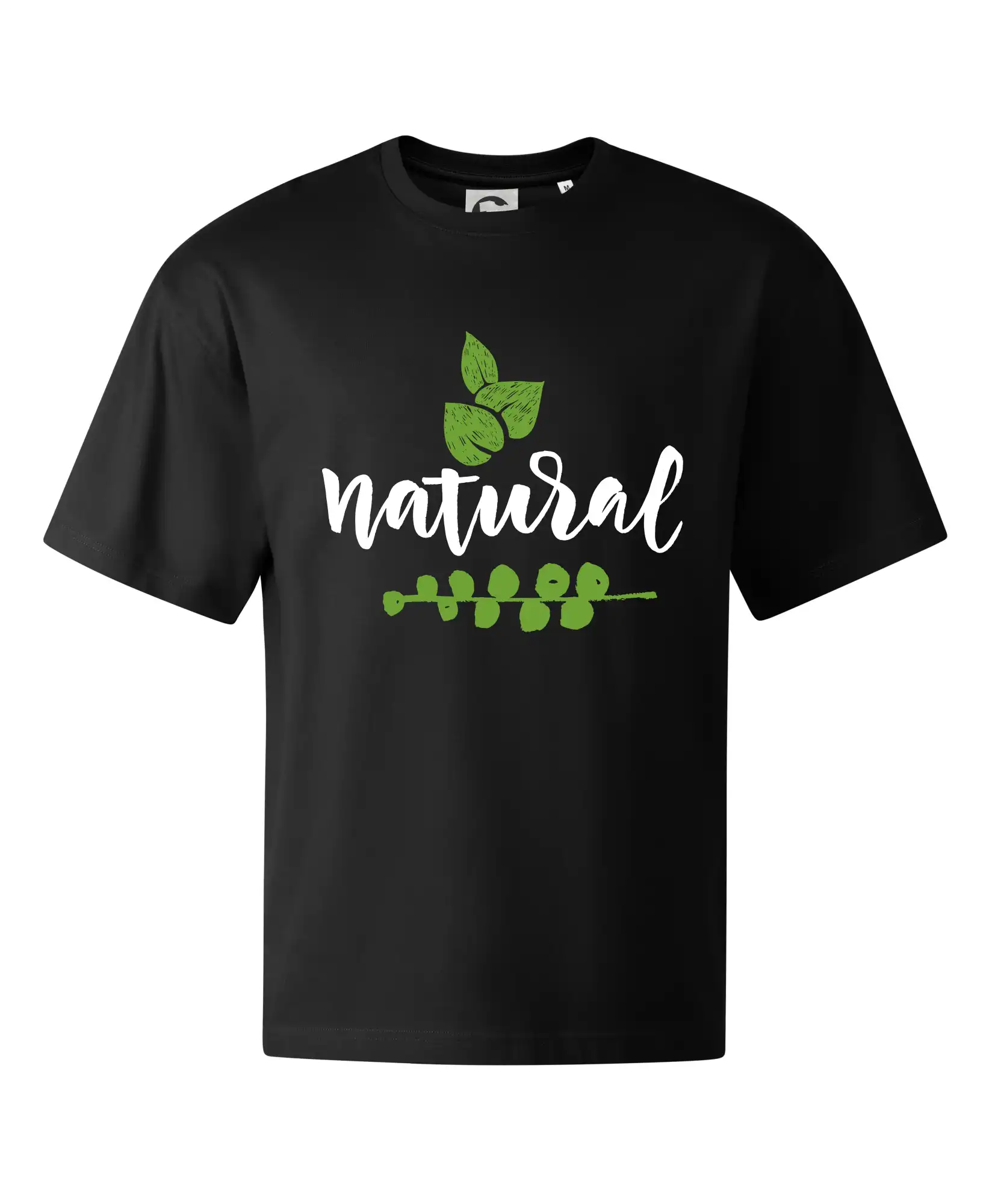 Natural - nápis v listech