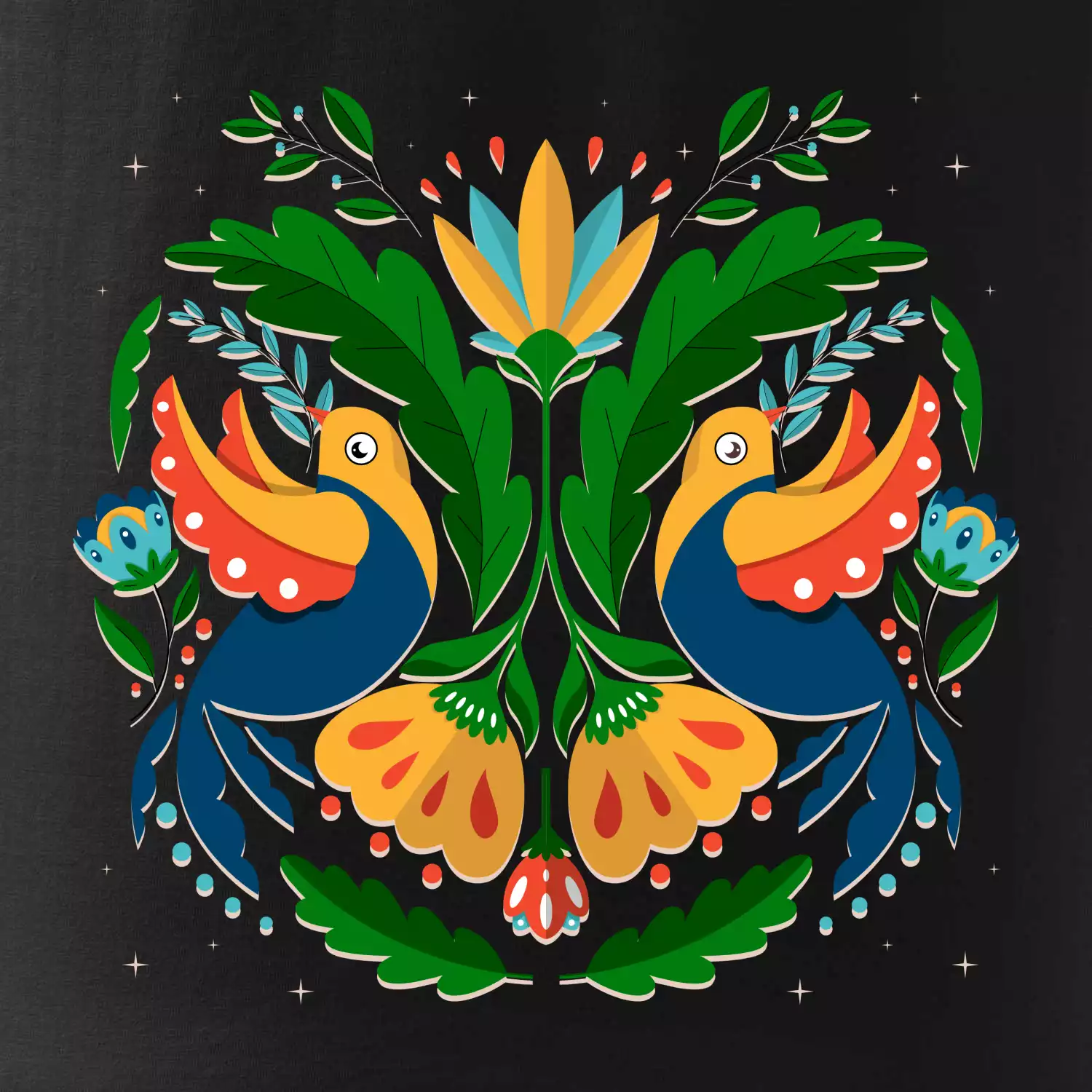 Folklor - dvě holubice