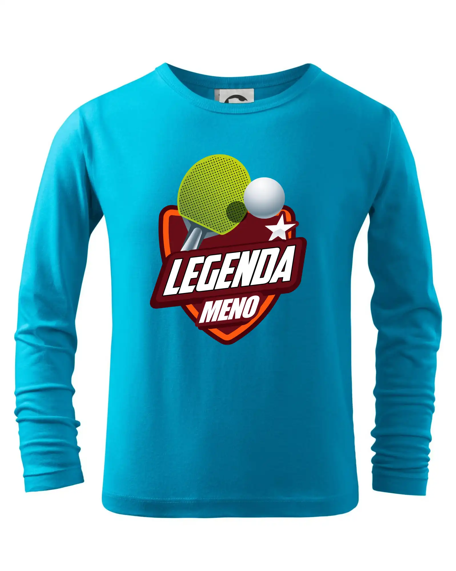 Ostatné športy - Stolný tenis - legenda a meno - Tričko detské Long Sleeve
