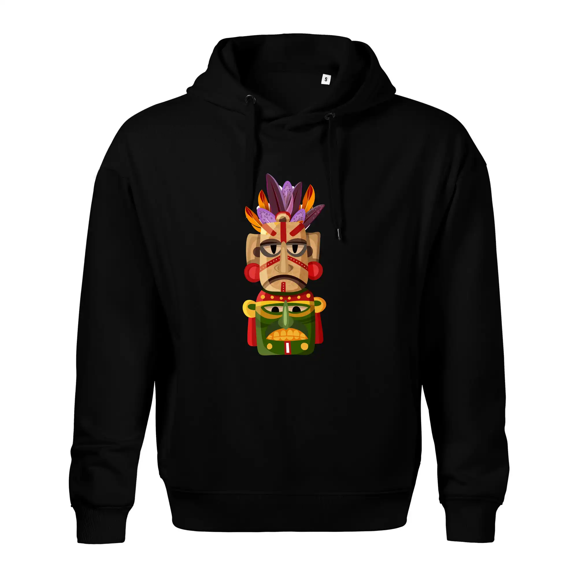 Mayové maska s peřím