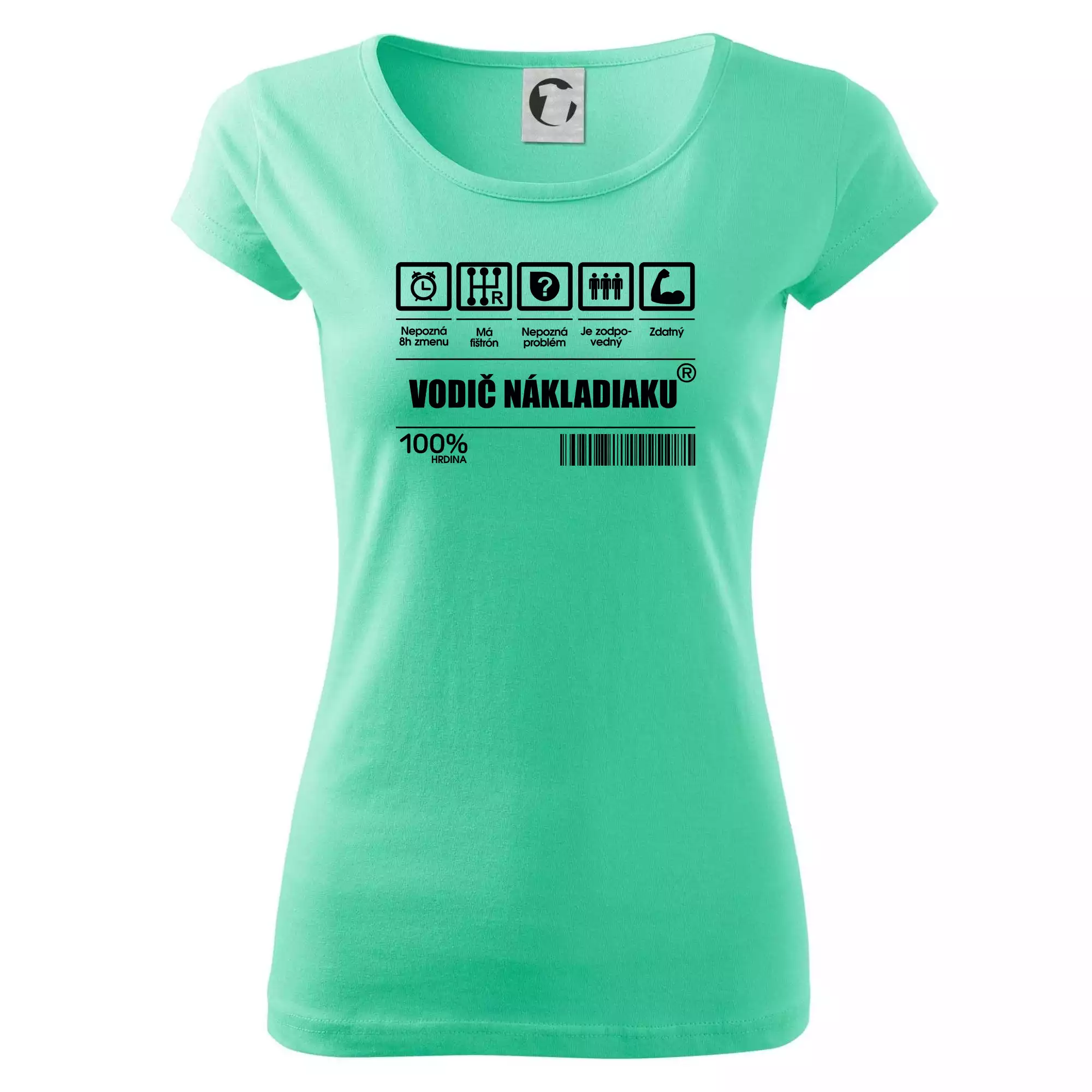 Čiarový kód - Vodič nákladiaku