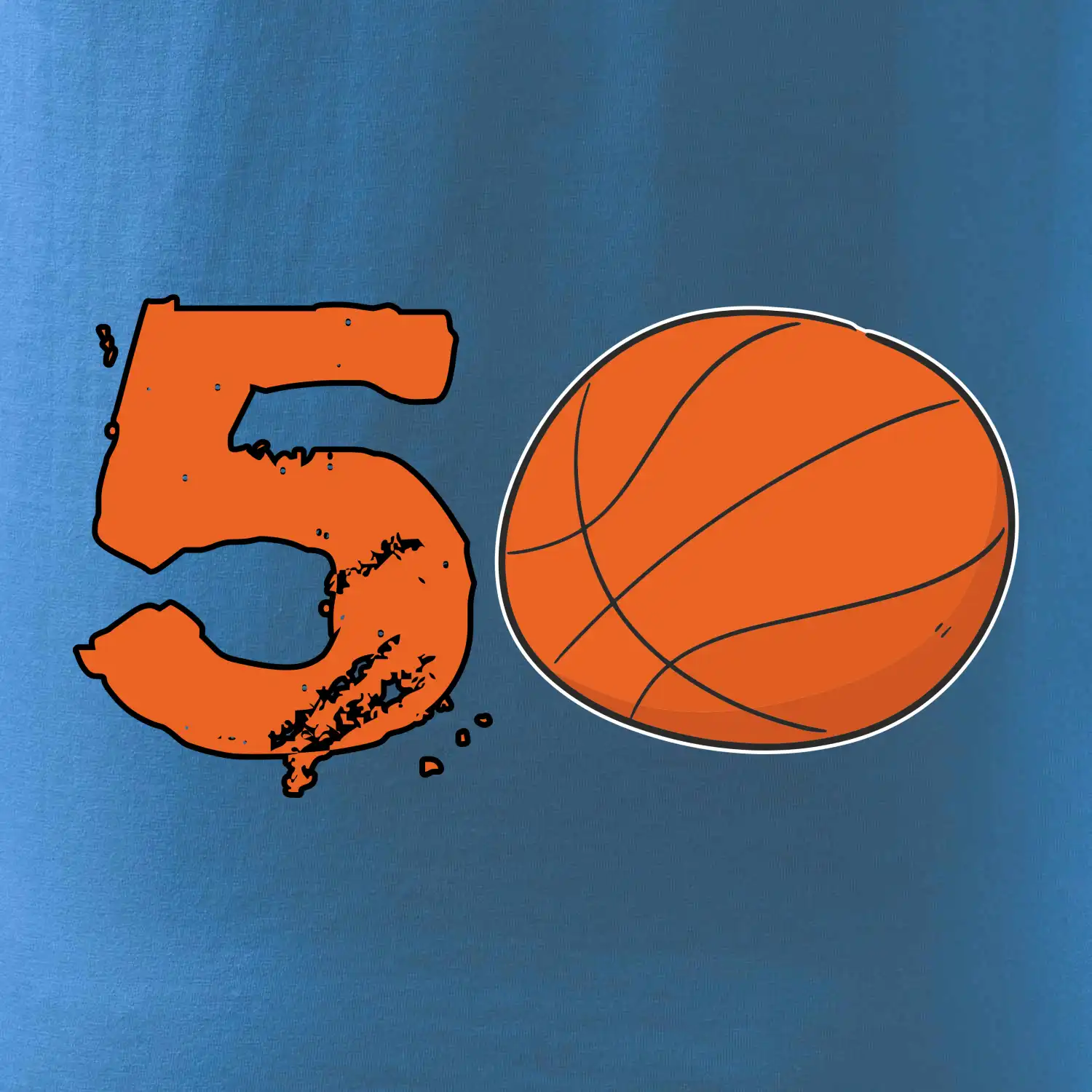 Basketball kulaté narozeniny 50
