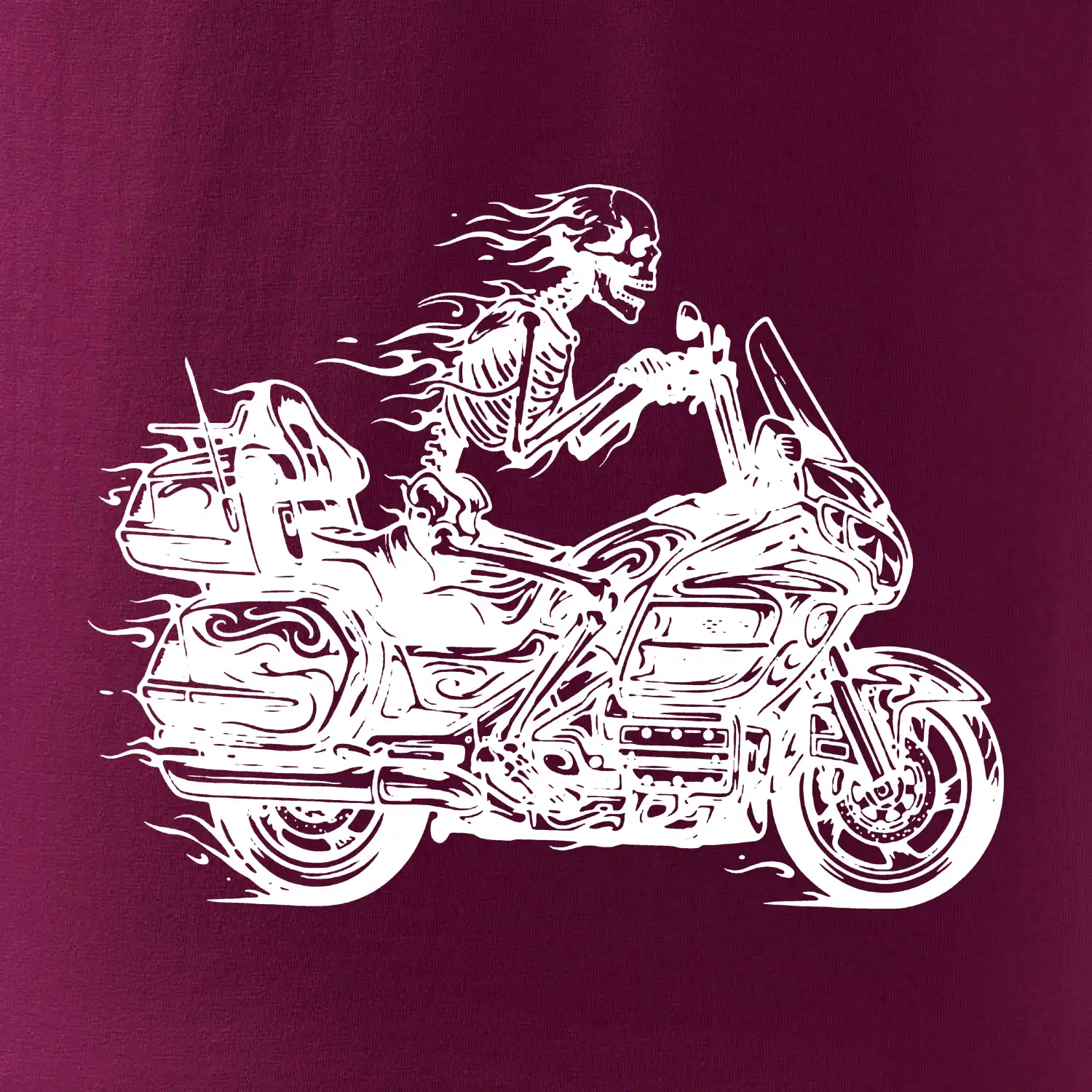 Cestovní motorka kostra