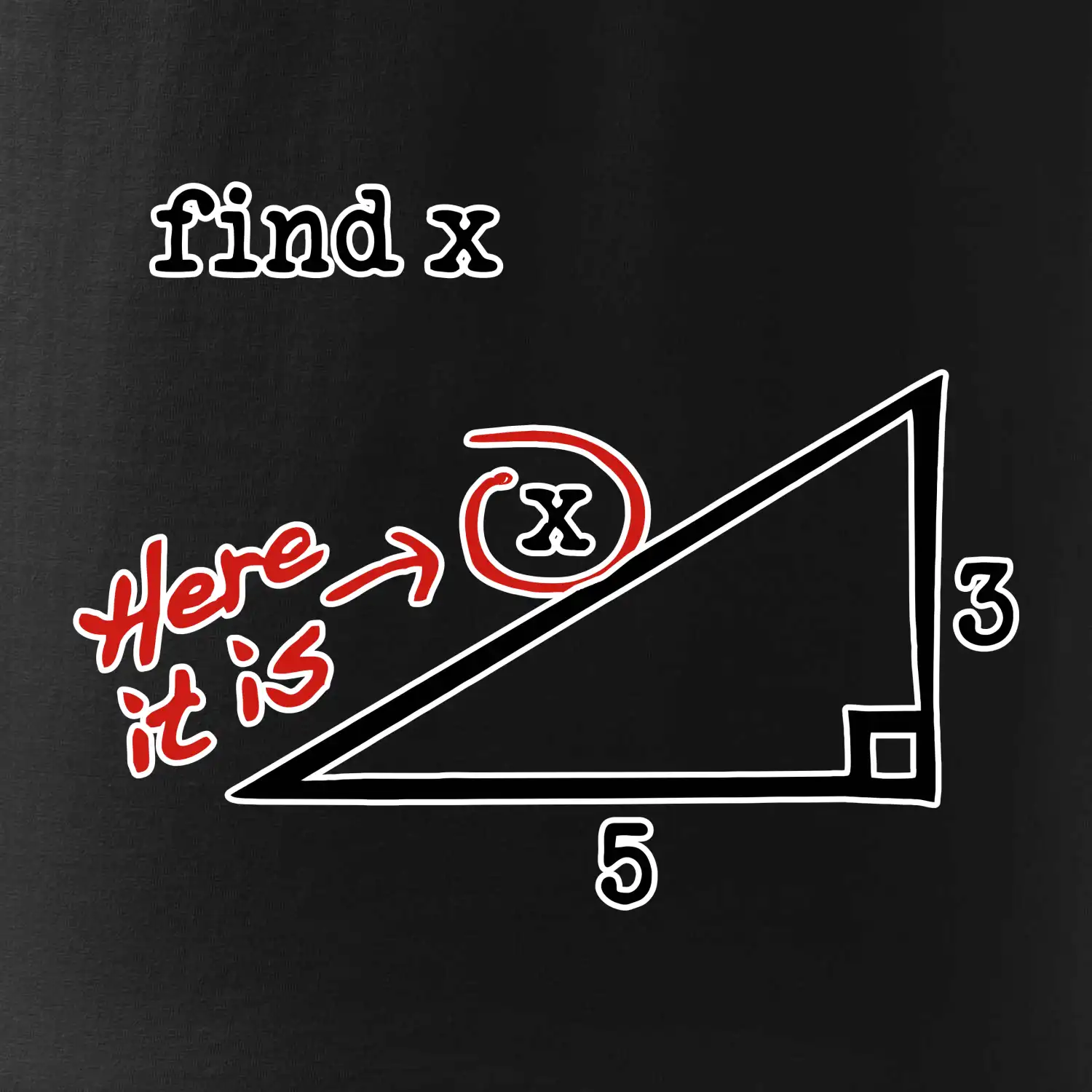 Find X - geometrie