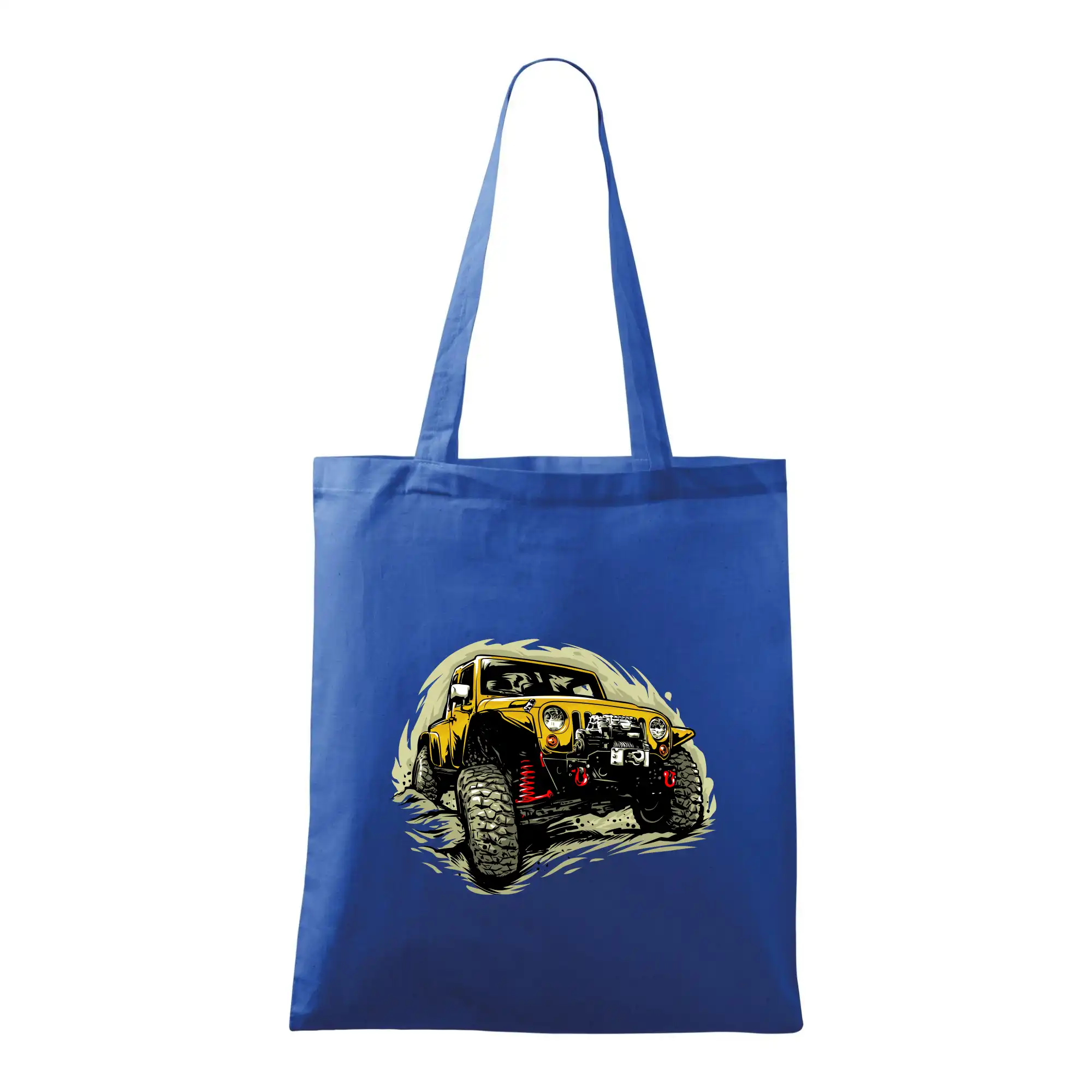 Žlutý offroad s navijákem