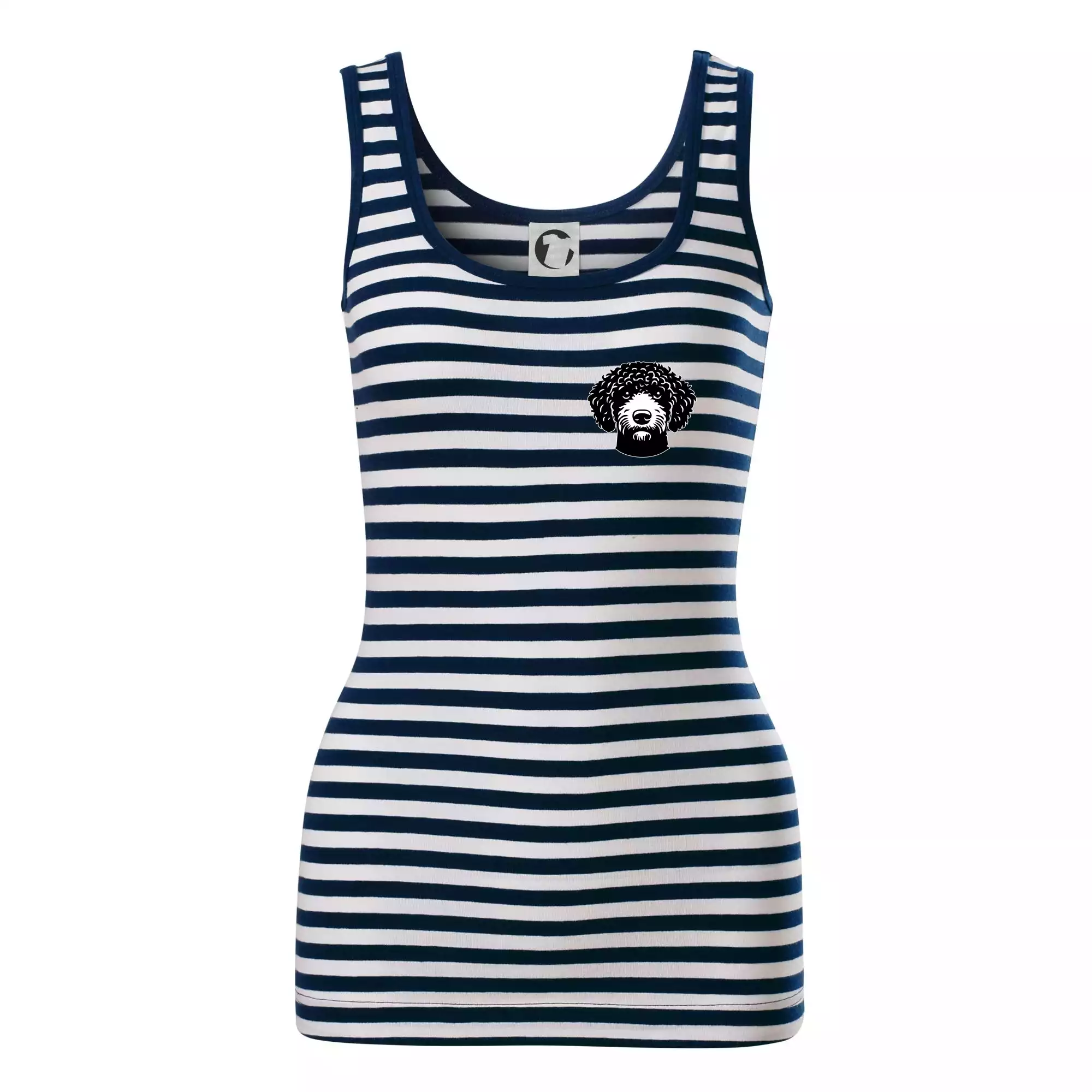 Lagotto romagnolo hlava na prsu