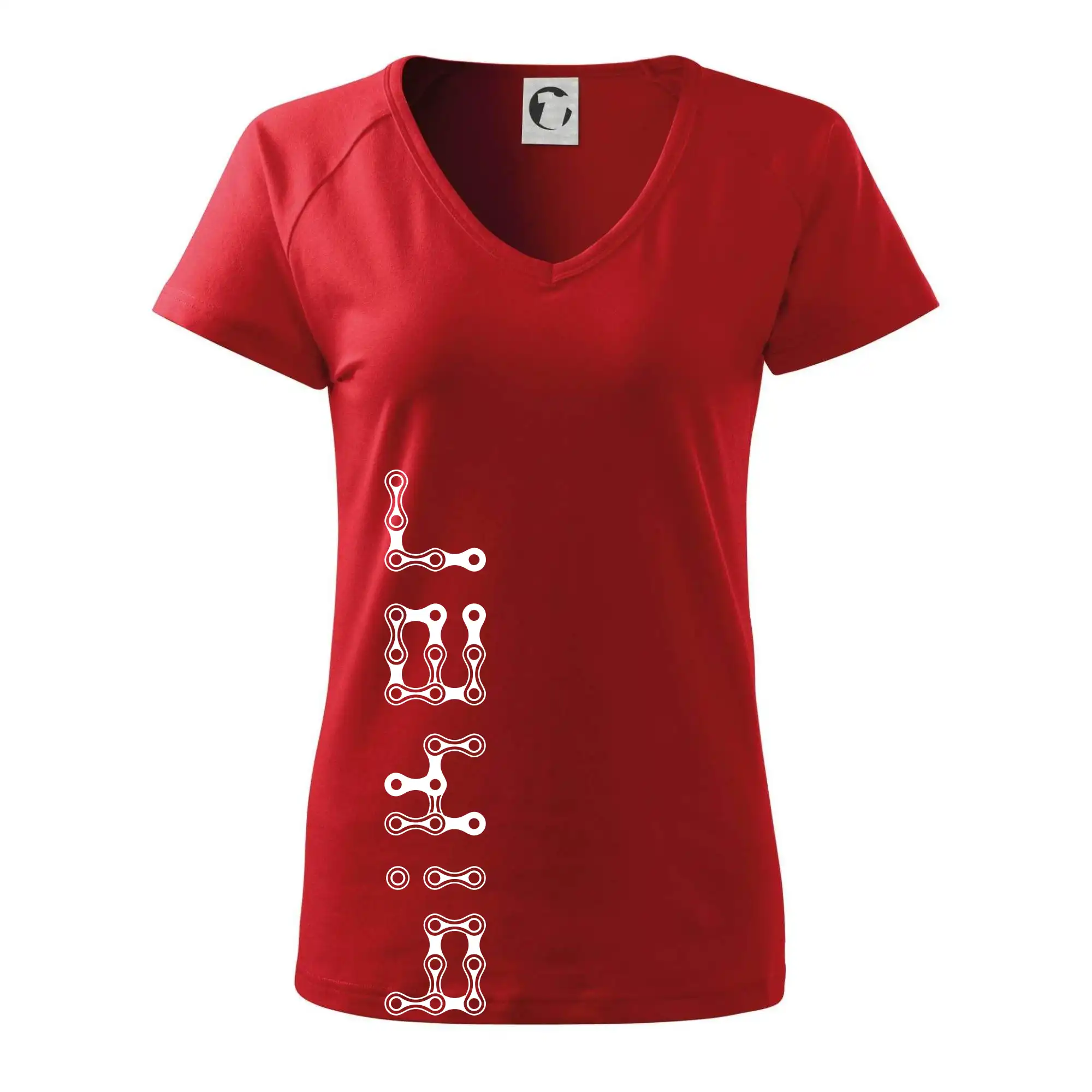 Biker nápis na výšku řetěz