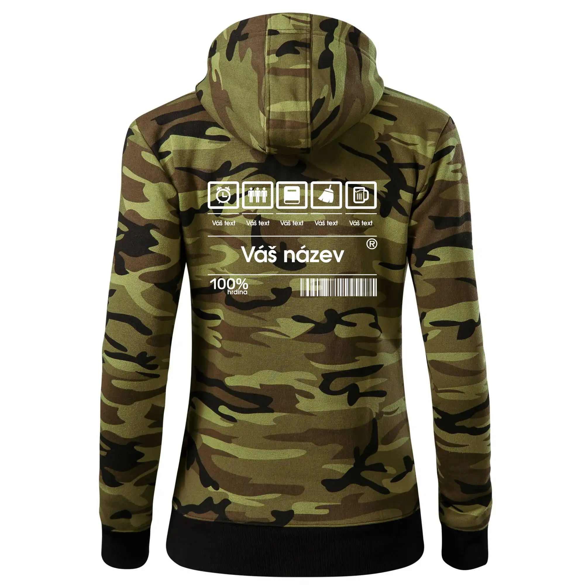 Čárový kód - Vlastní text