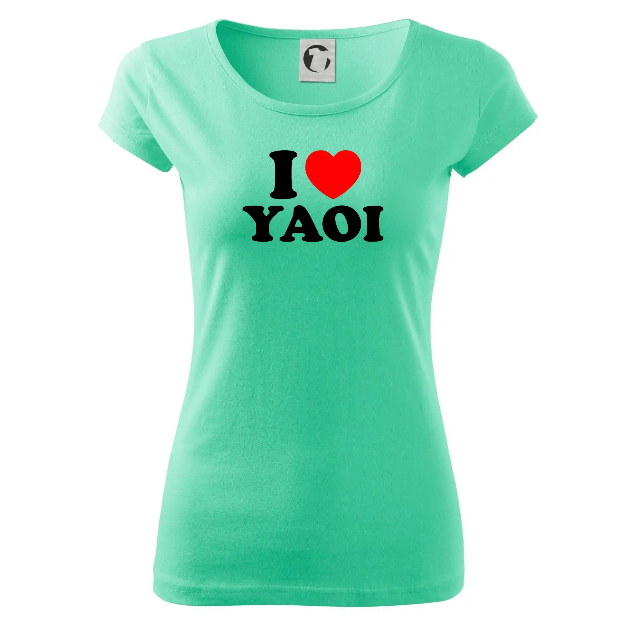 Tričká pre LGBT a Queer komunitu - I love yaoi - Dámske tričko Pure
