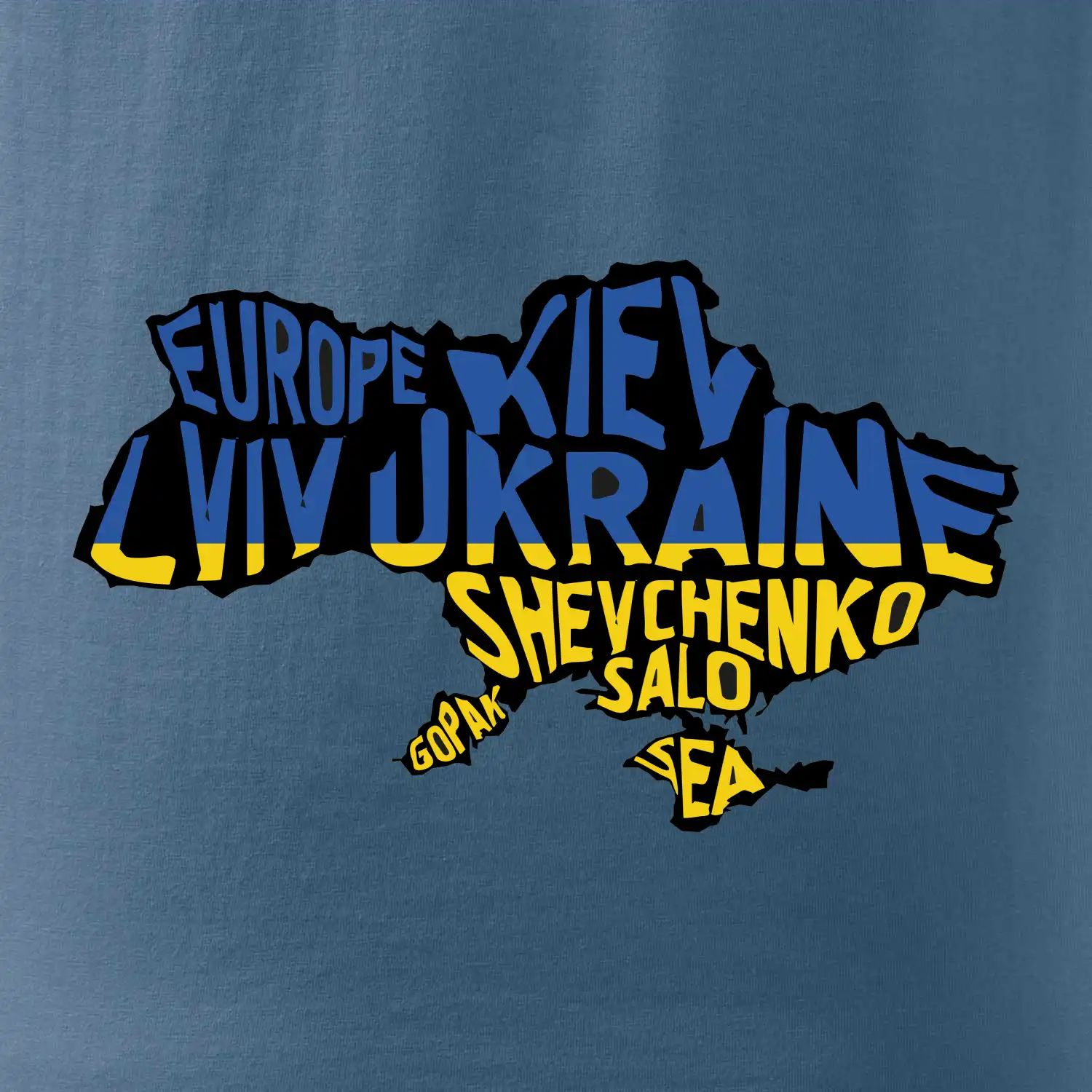 Ukrajina - jména měst - Evropa