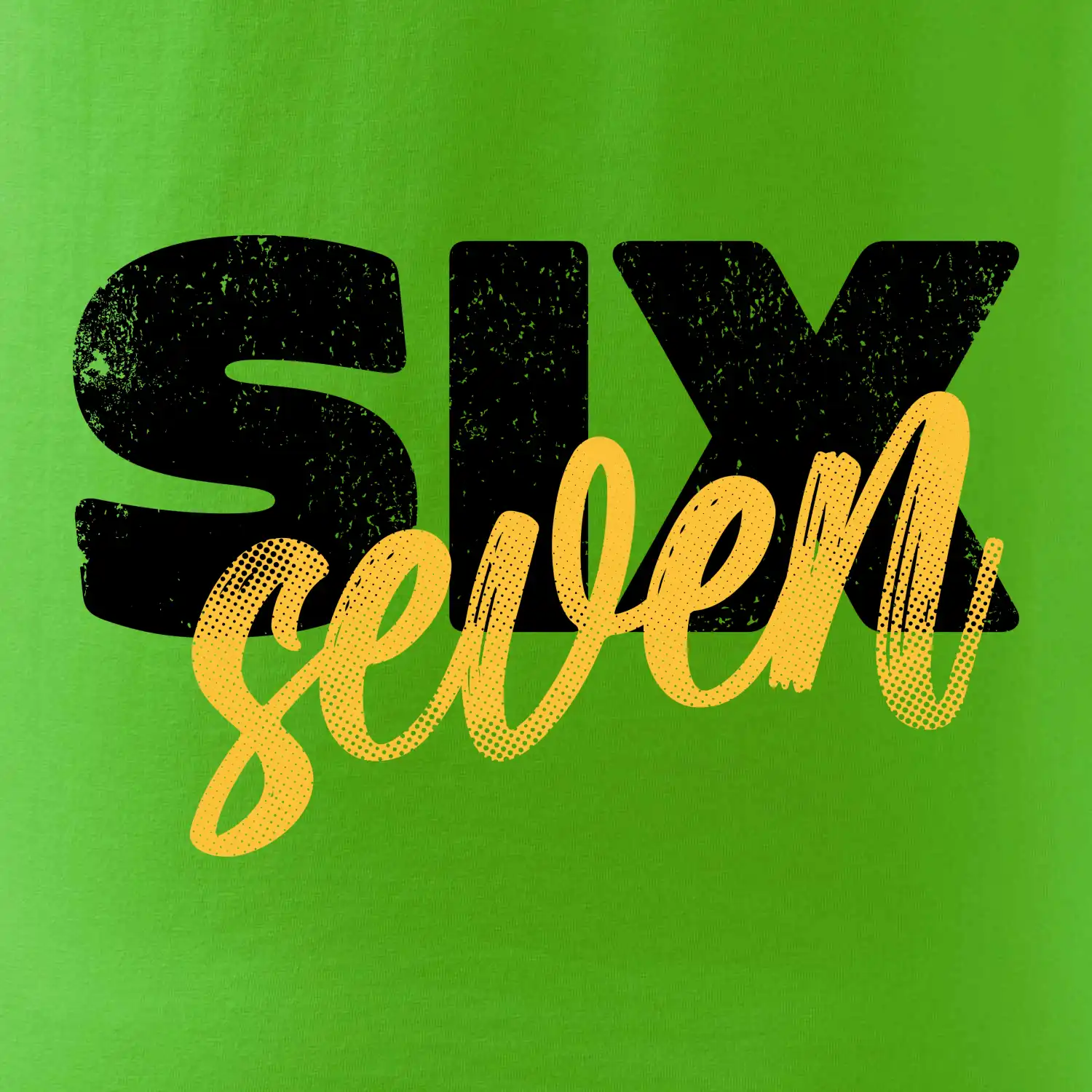 Six seven - písmo