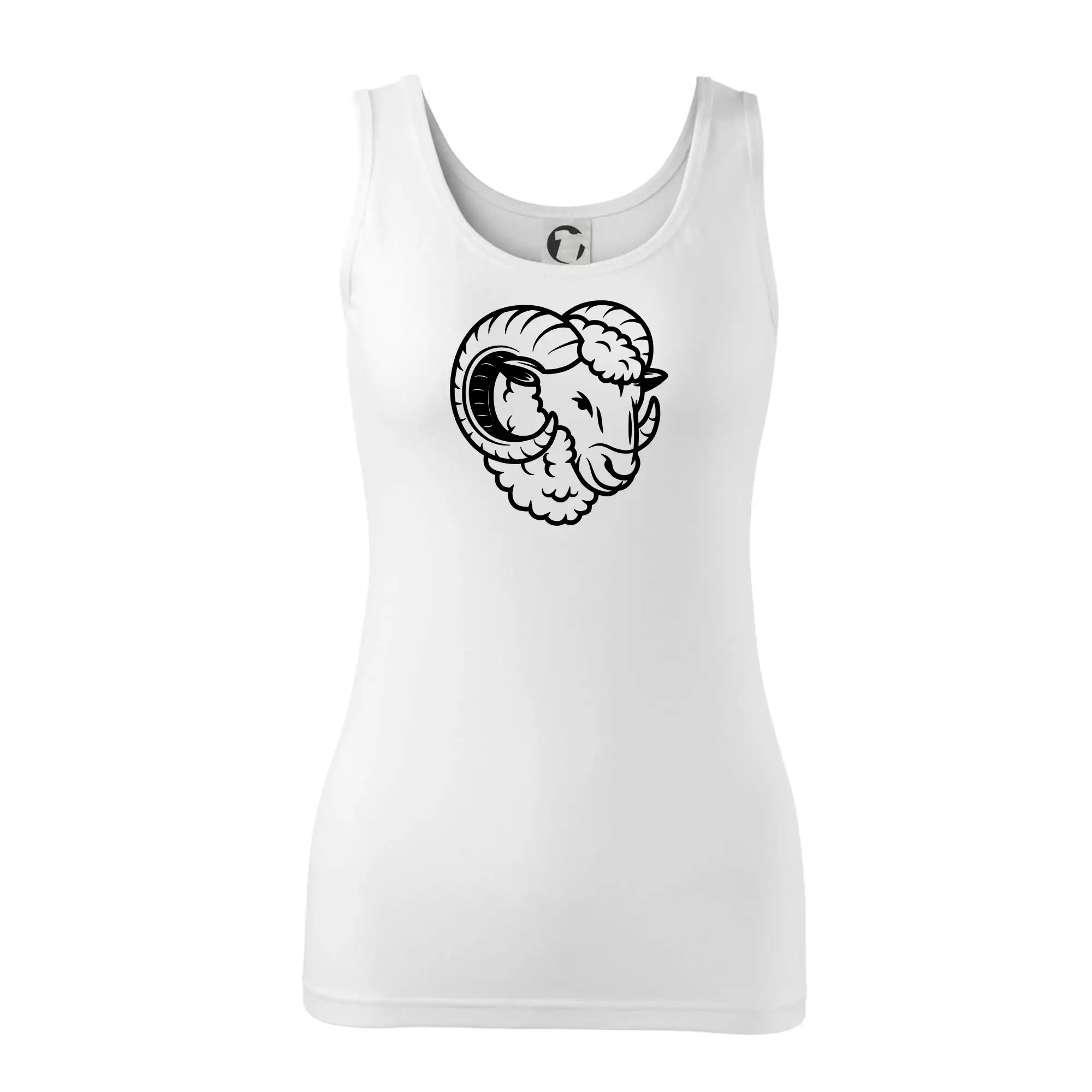 Bílá Hlava berana obrys