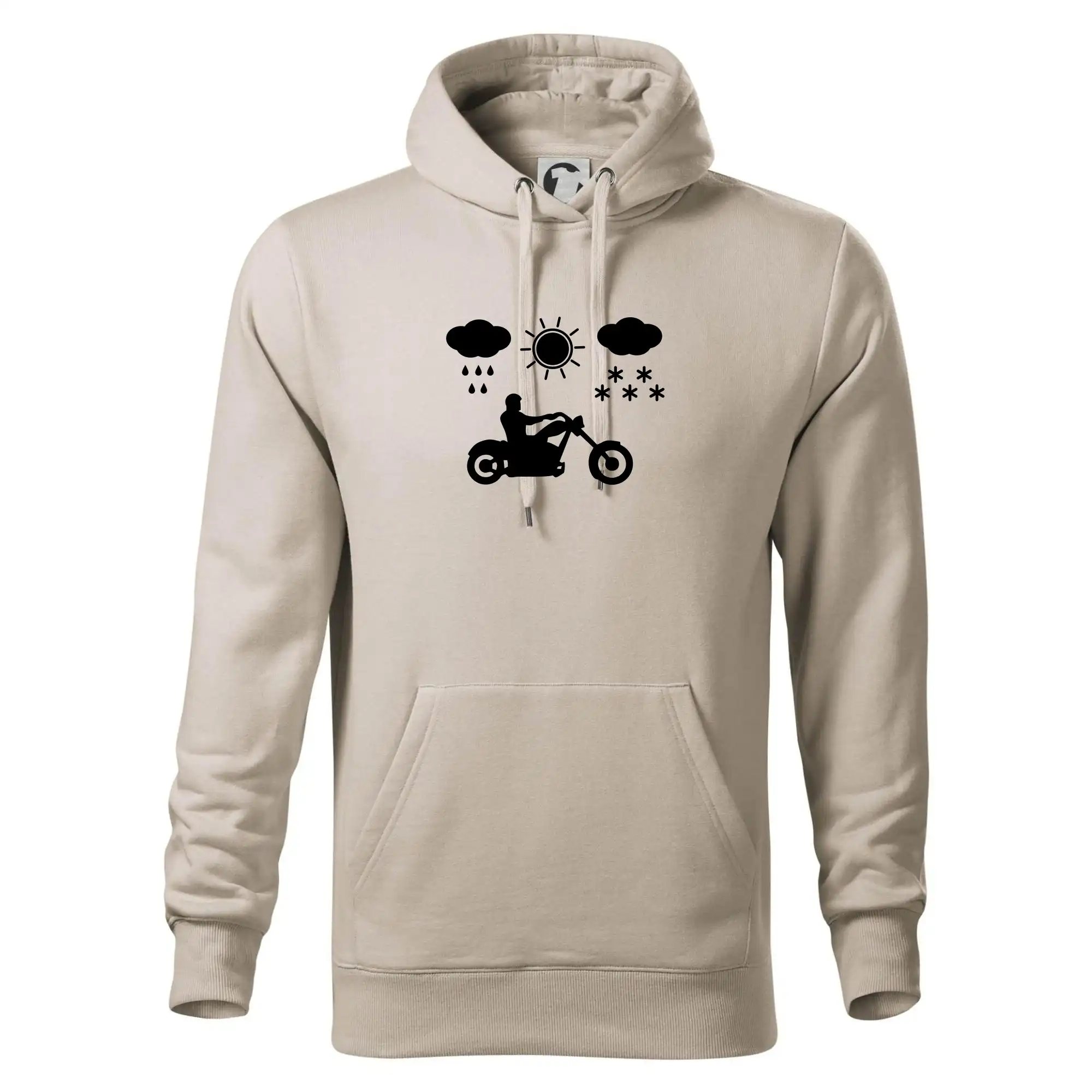 Motorkář za každého počasí - chopper