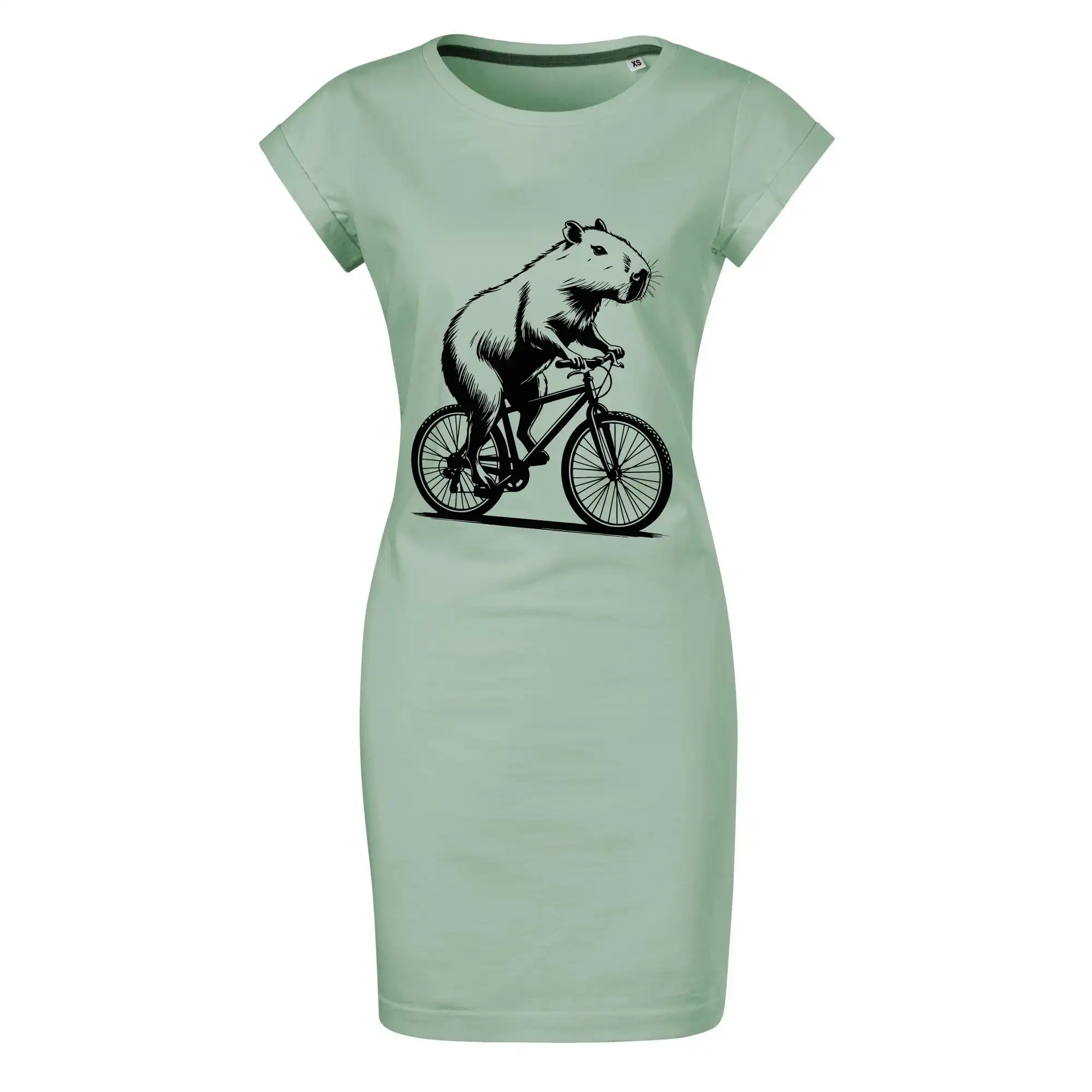 Kapybara na kole černá