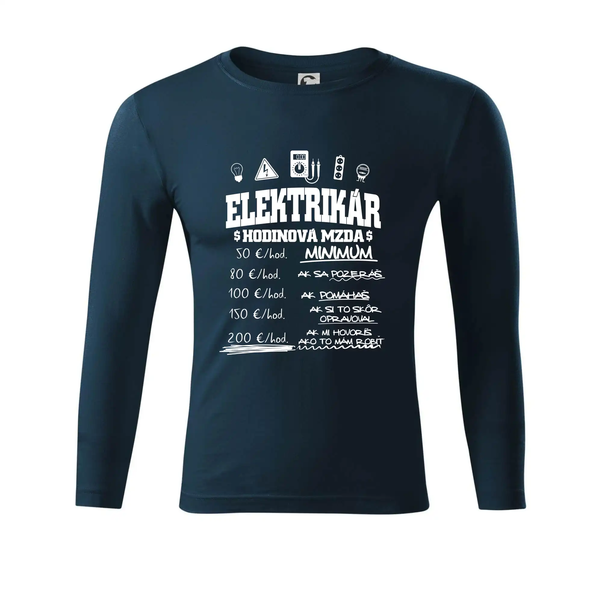 Hodinová mzda elektrikár SK