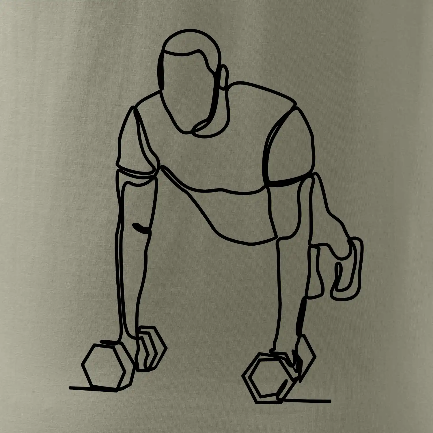 Trenér fitness jedním tahem