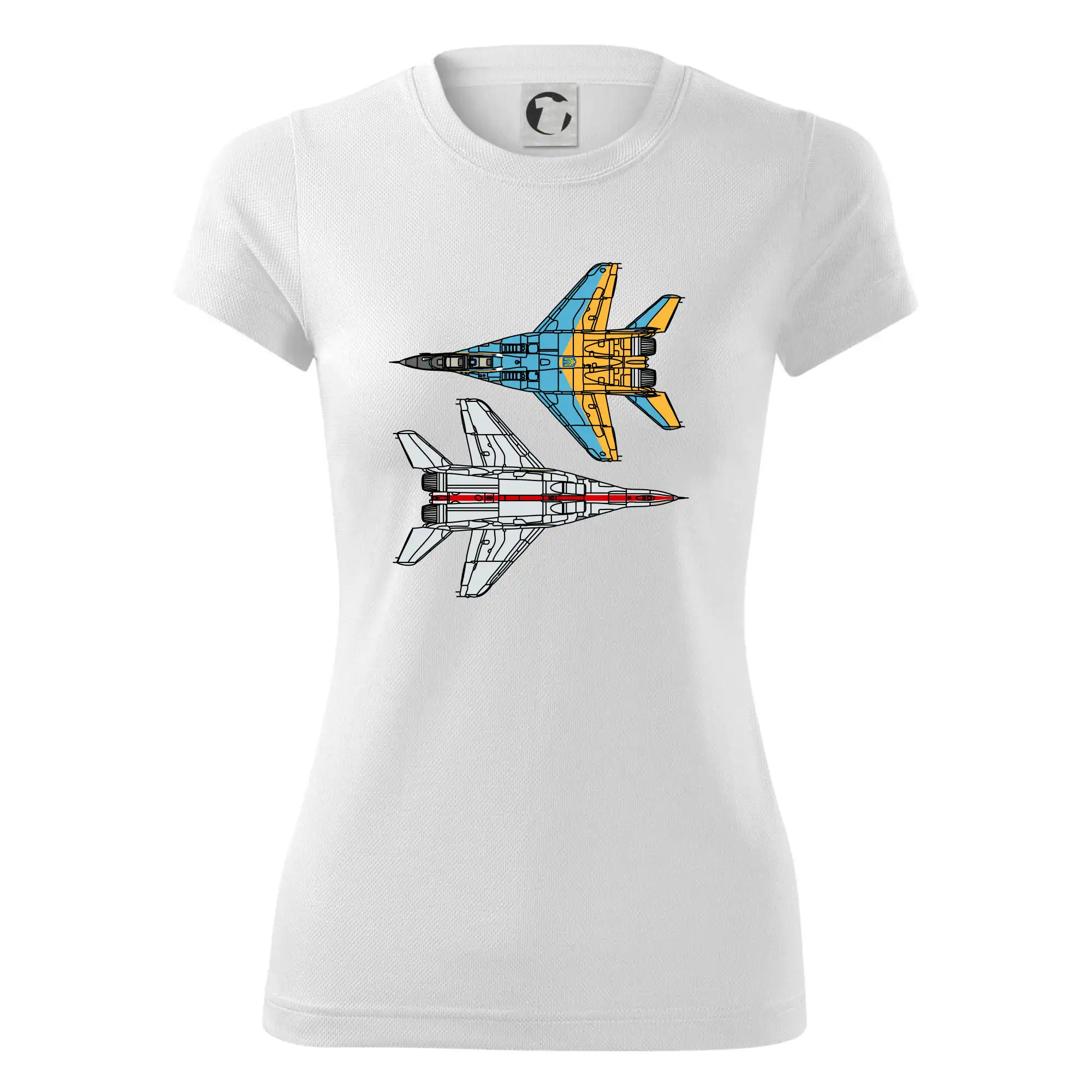 Mig 29 Fulcrum ze spoda a ze zhora