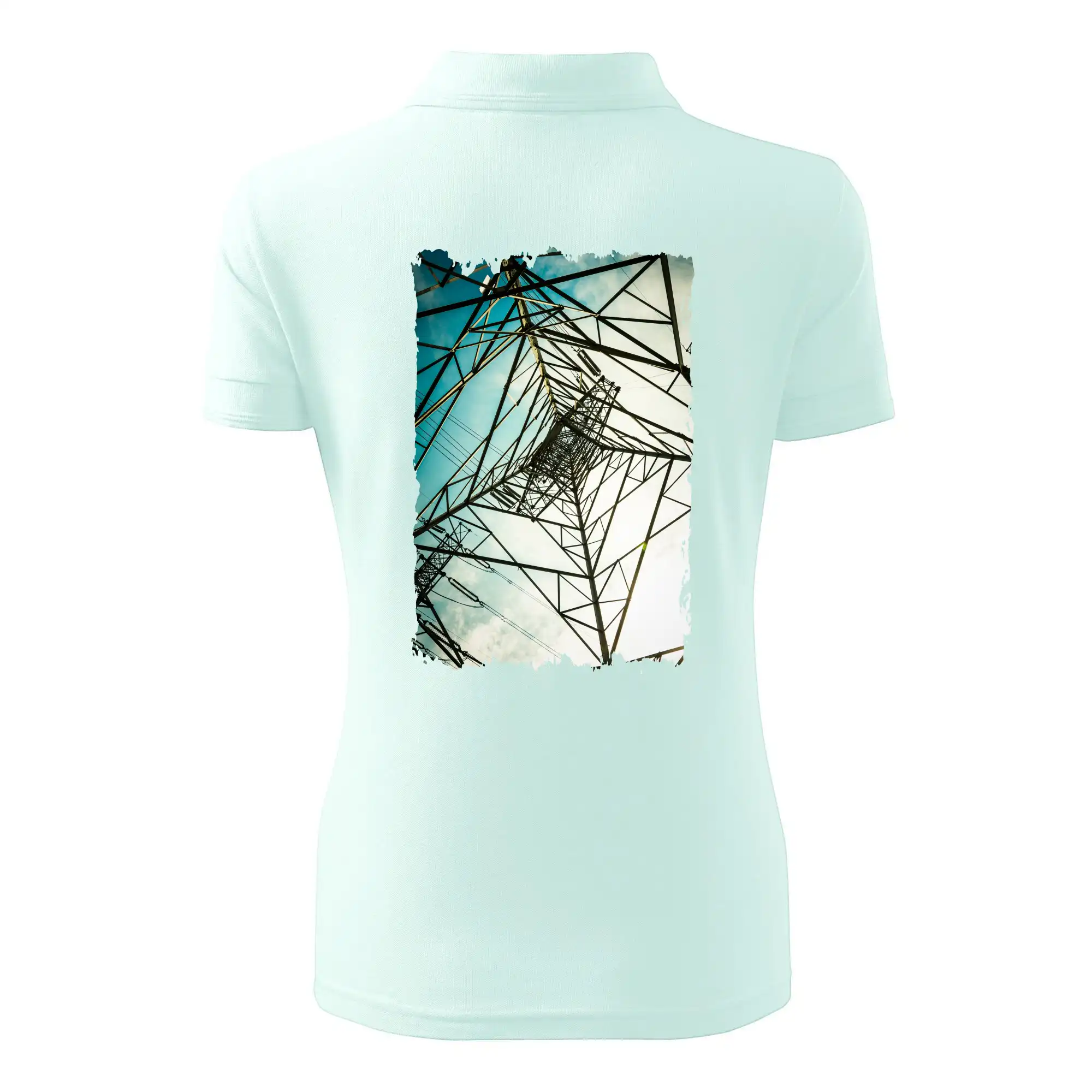 Barevné nebe - stožáry vysokého napětí