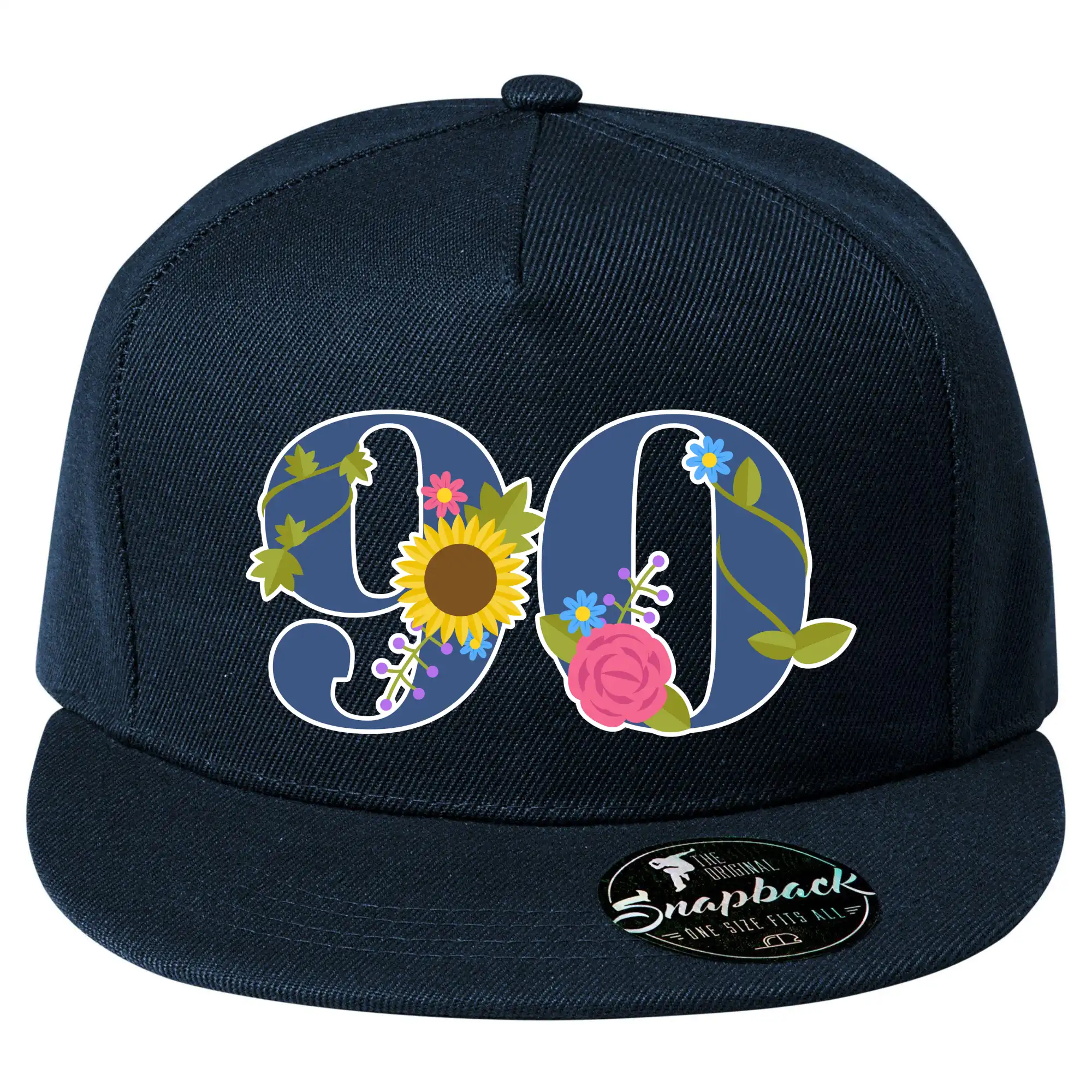 Květinové číslo kreslené - 90