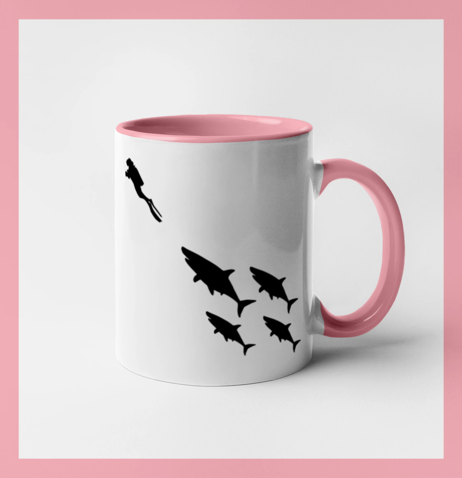 Potápač žraloky Potápač žraloky