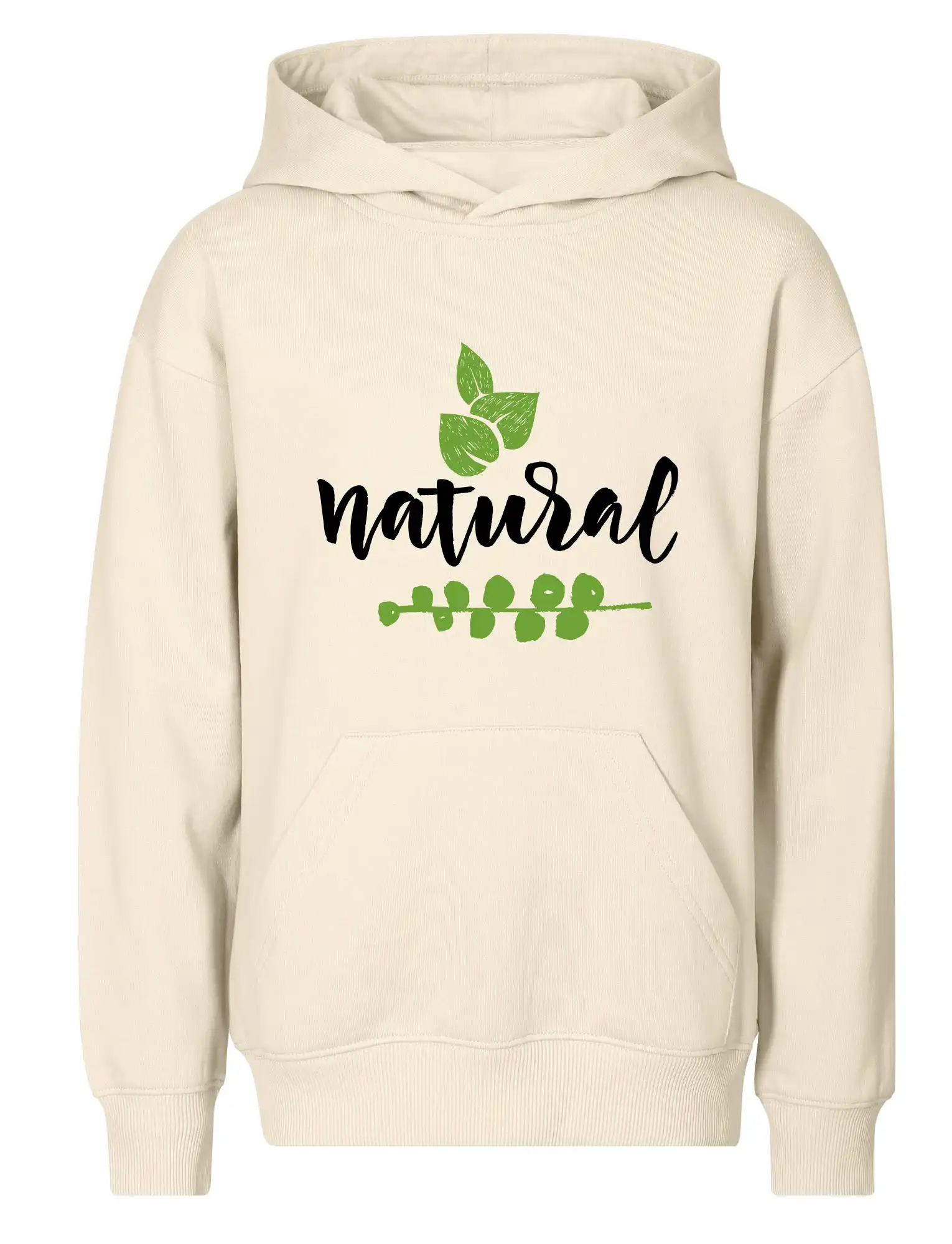 Natural - nápis v listech
