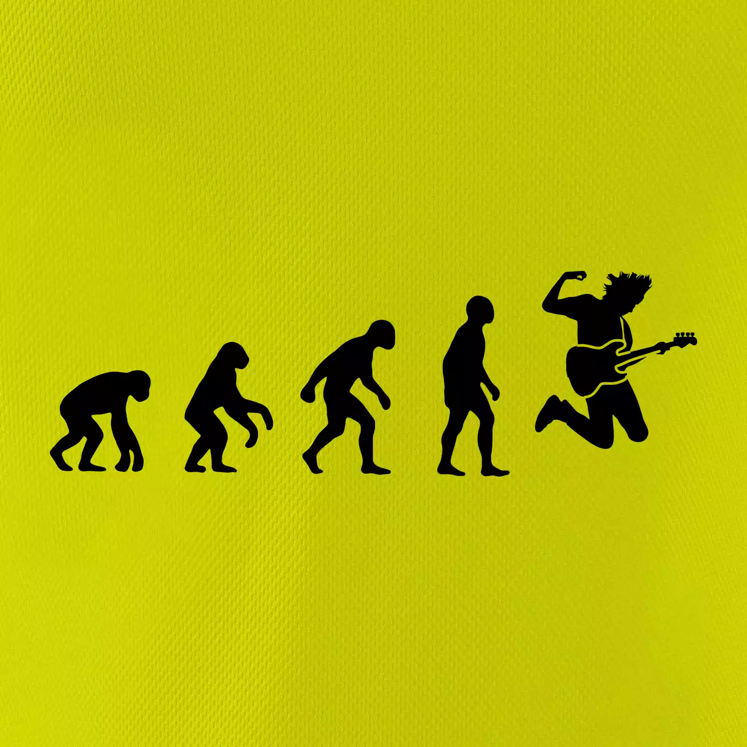 Evoluce kytarista - výskok