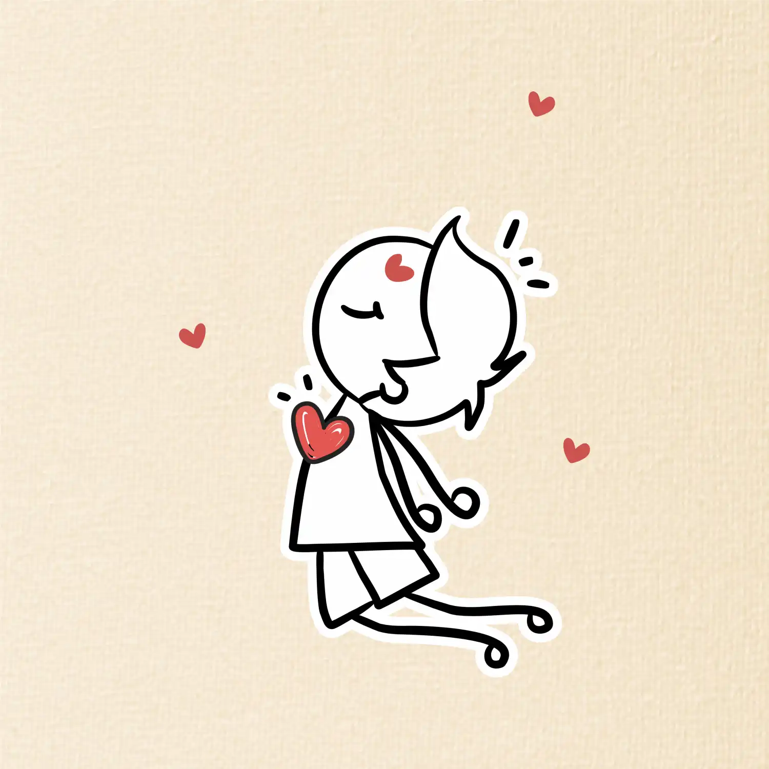 Párový motiv - panáček a magnet