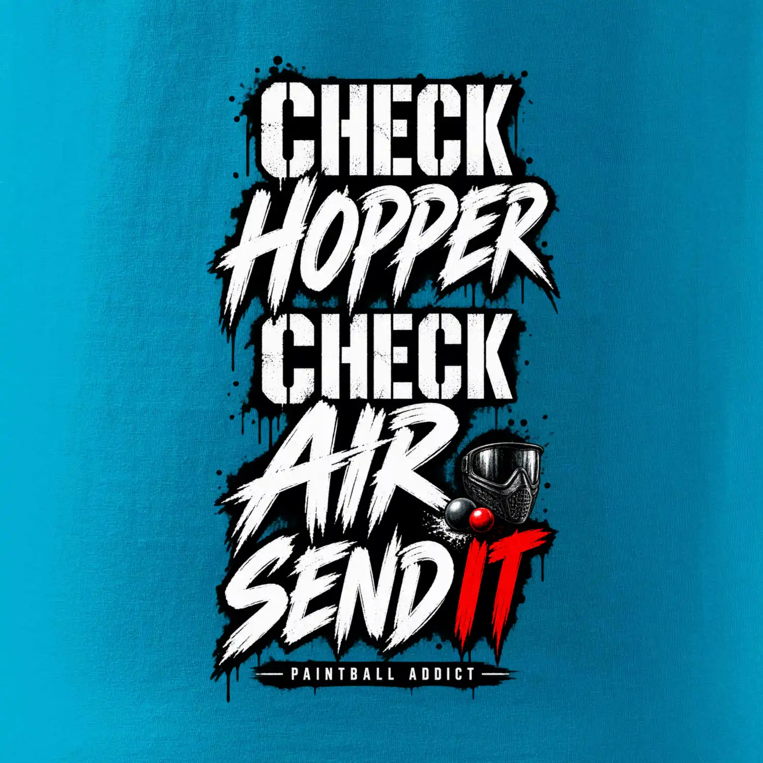 Kontrola zásobníku check hopper air paintball