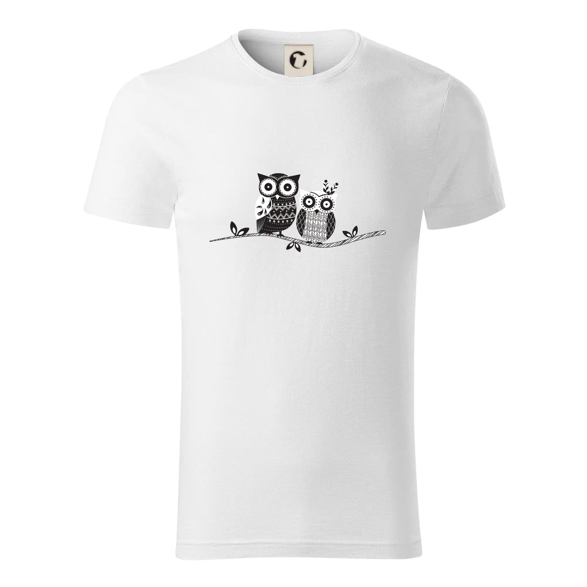 Dvě sovy abstraktní