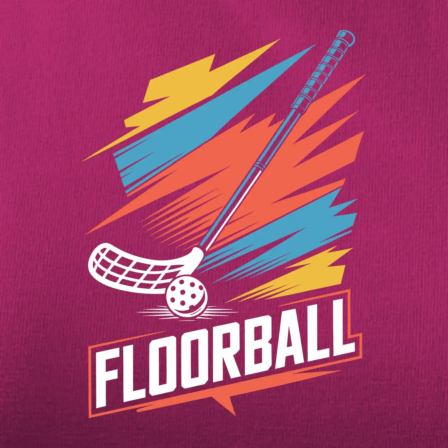 Floorball - barvy a hokejka
